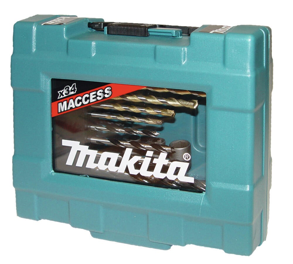 Coffret accessoires forets et embouts de vissages 34 pièces - D-36980 MAKITA  - 2