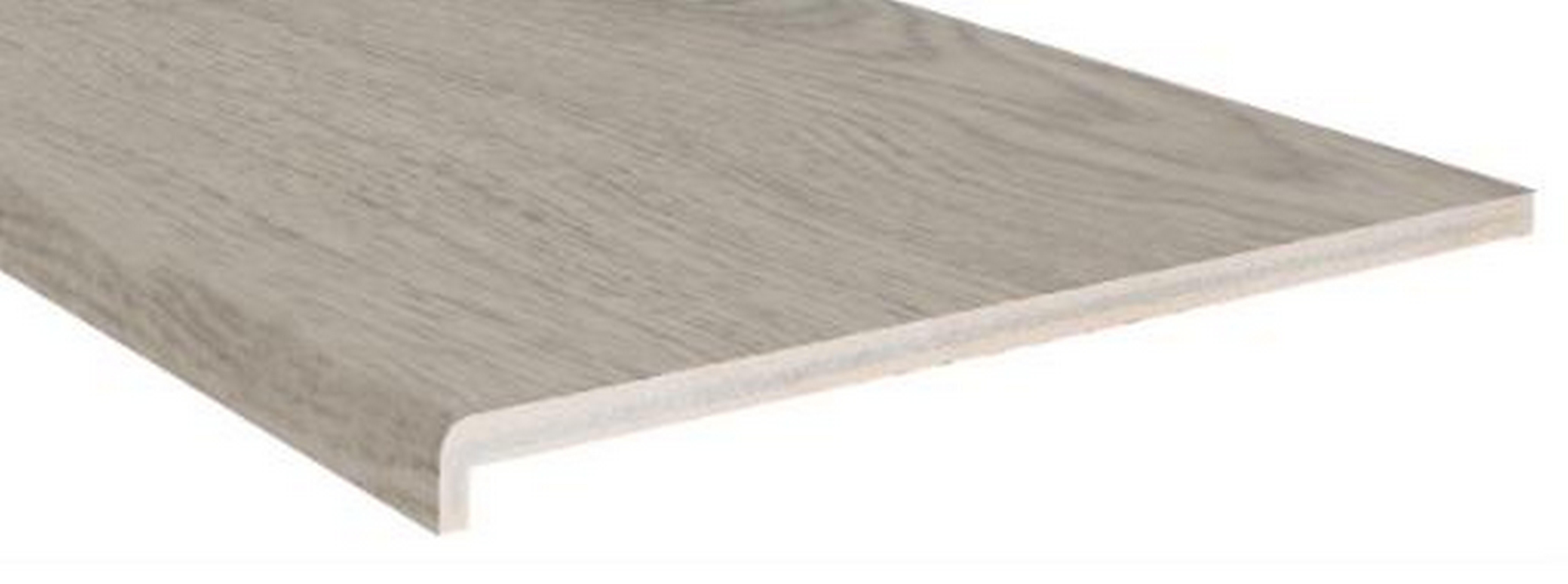 Peldaño gres extrusionado kala efecto madera gris 120x32cm espesor 9mm artens