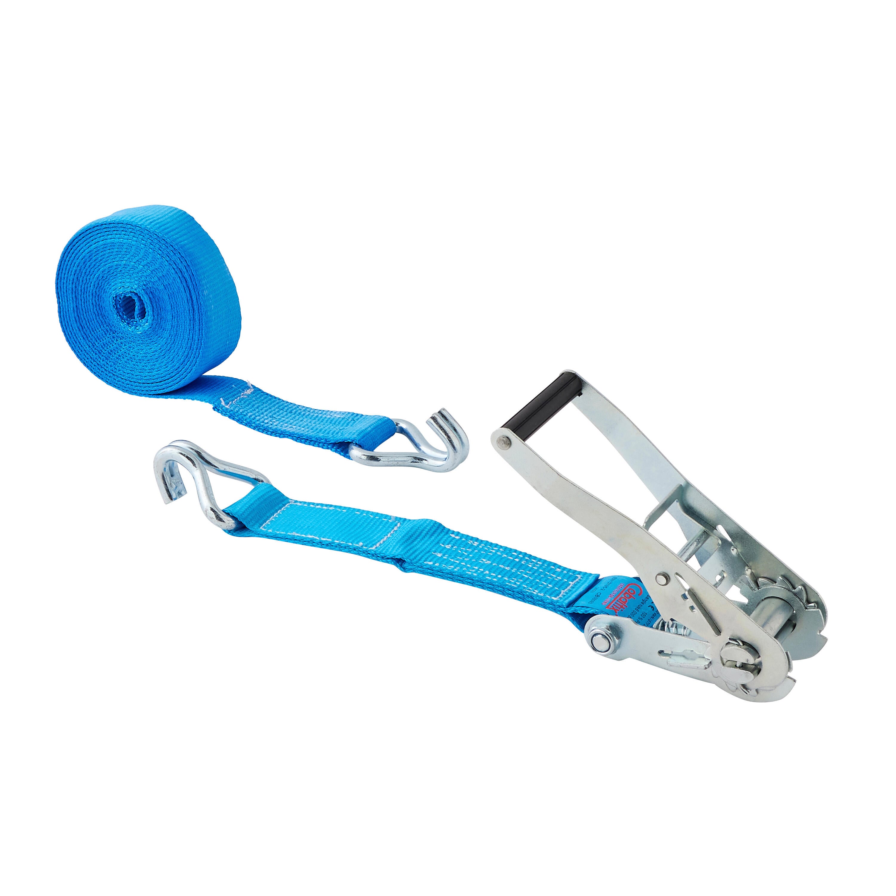 Sangle d'arrimage à cliquet Long. 6 m bleue - COBALTIX - 4
