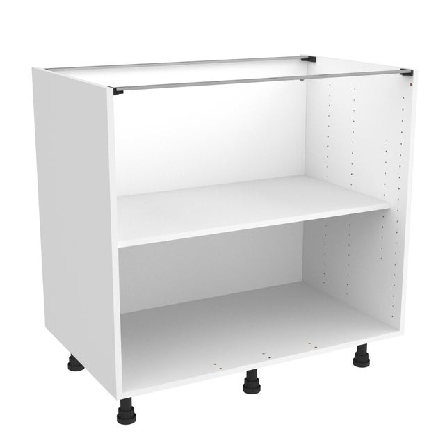 Caisson bas de cuisine l.90 x H.76,80 x P.56 cm Blanc