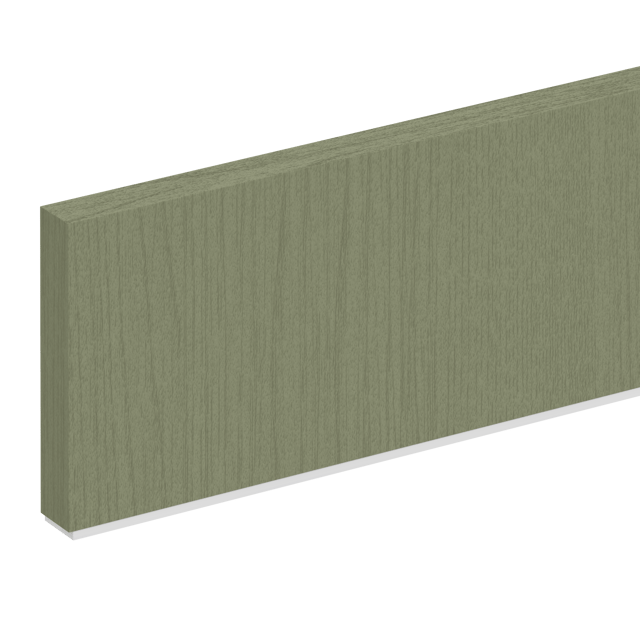 Plinthe de cuisine + bavette, Malmö/Boston vert clair H.10 x l.240 cm, Ep.12,8mm