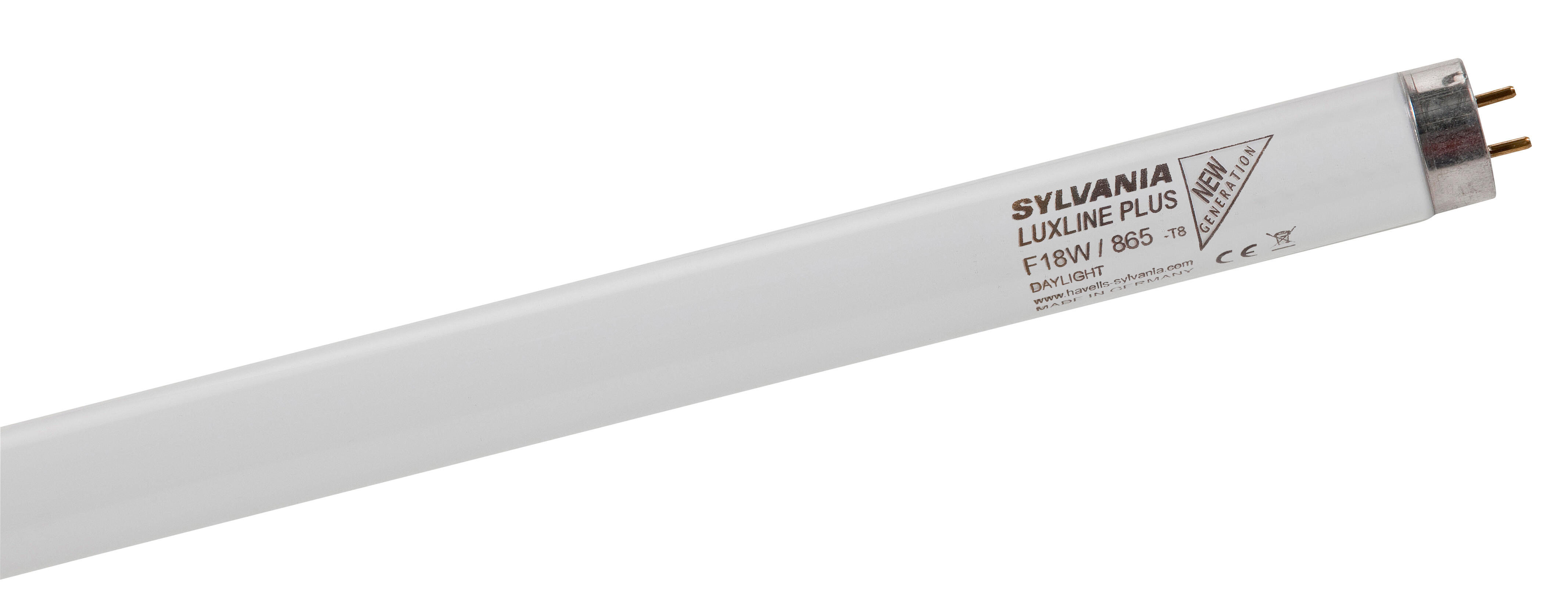 Tube T8 LUXLINE PLUS 18W 865 590MM G13 6500K - SYLVANIA - 2