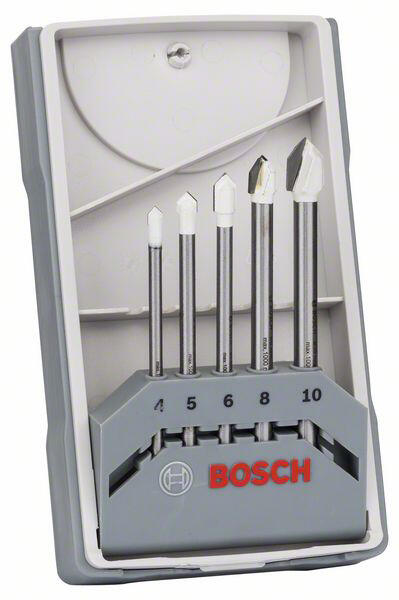 Coffret de 5 forets carrelage céramique Diam.4 à 10 mm - BOSCH - 4