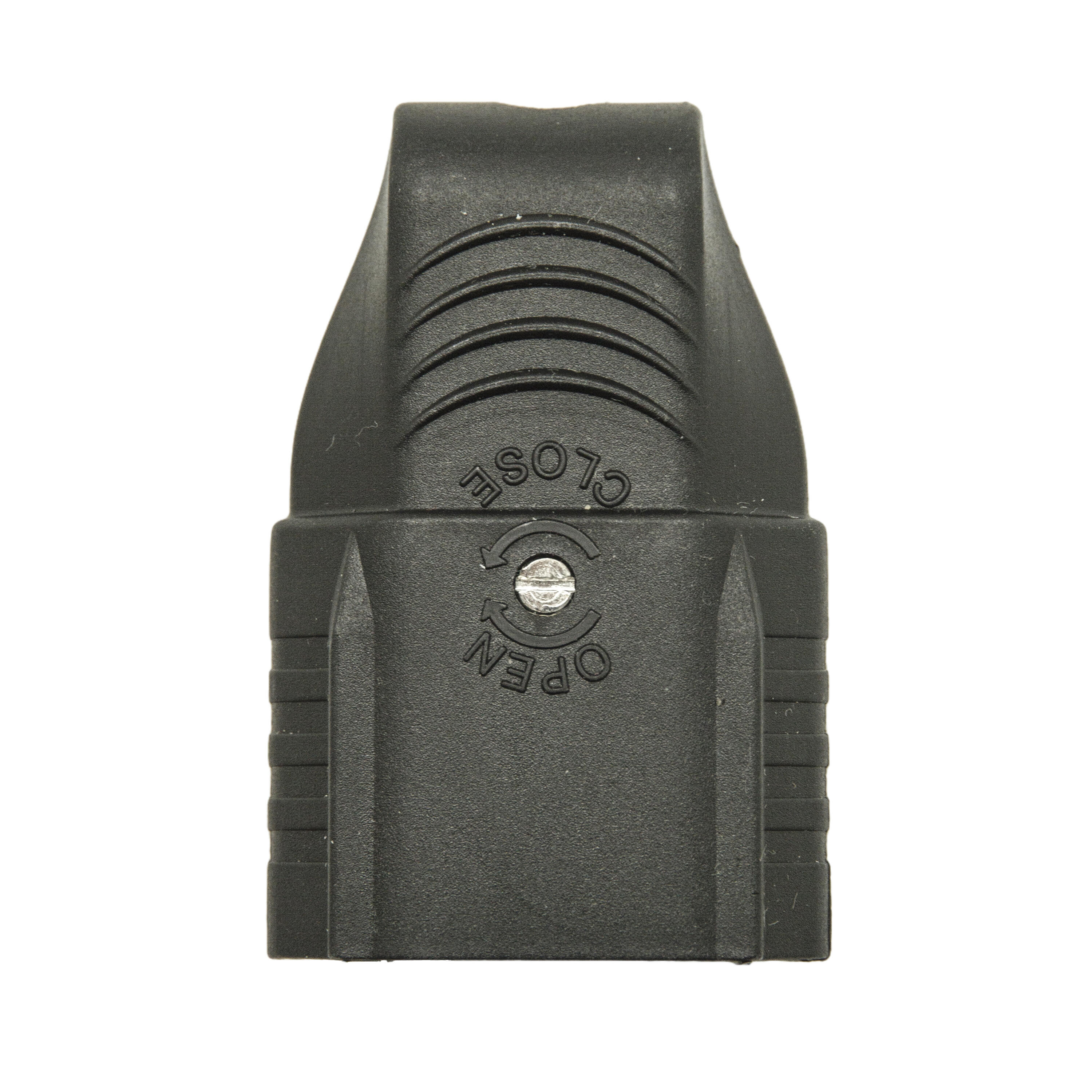 Fiche femelle 2P 6A noir IP20 - 2