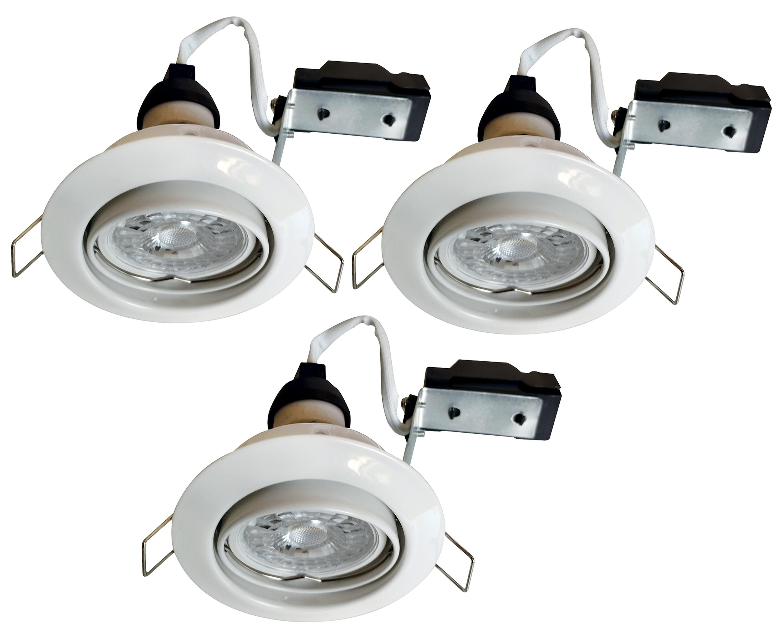 Spot LED encastrable 345lm lot de 3 - SLID - 2