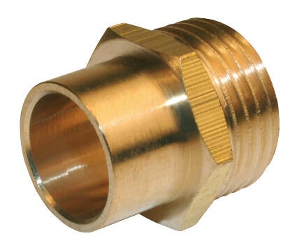 Lot de 10 manchons Mâle cuivre à souder 12 x 17 (3/8