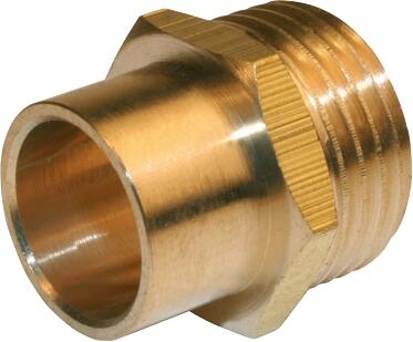 Lot de 10 manchons Mâle cuivre à souder 12 x 17 (3/8