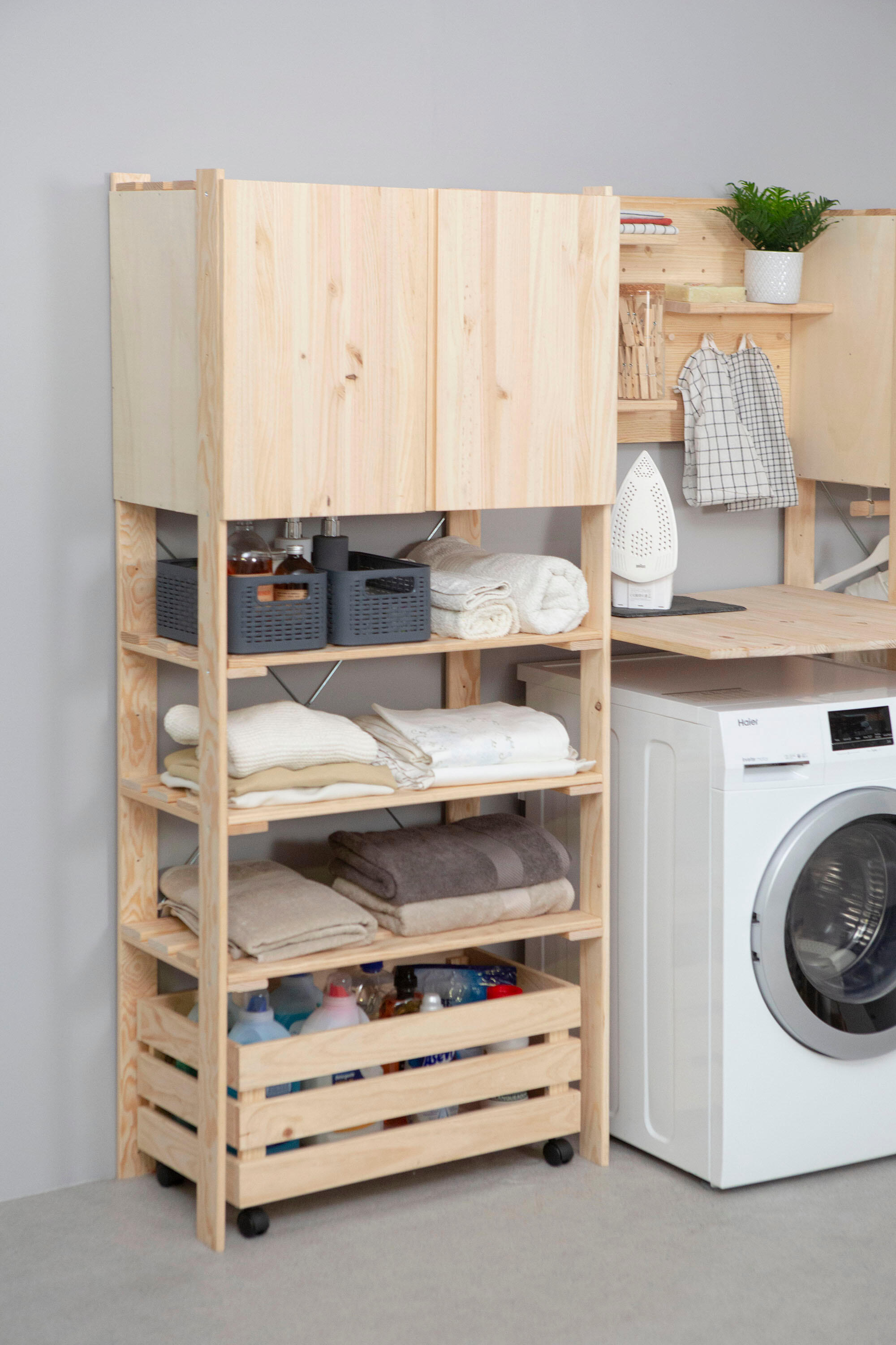 Caixa 26x68x33 cm madeira Nova - 9