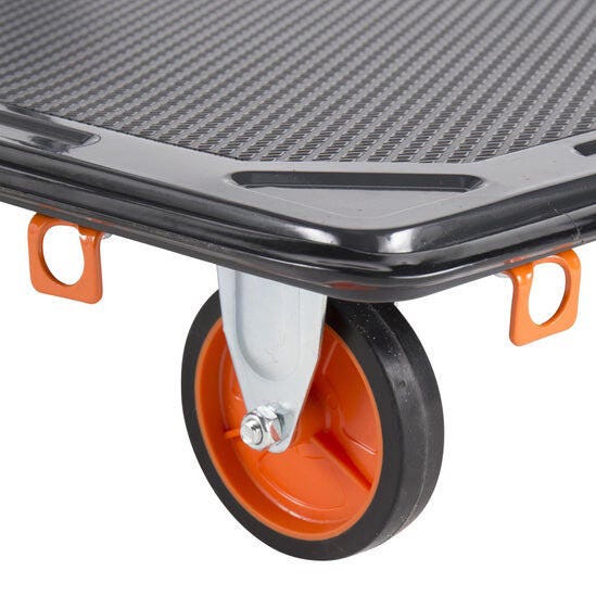 Lot De 3 Chariots Plateformes Stagecaptain Pliables - 150 Kg - Poignée Pliable