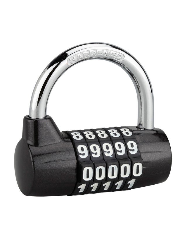 Cadenas à code corps alliage 65 mm 4 ou 5 viroles - THIRARD Saturn