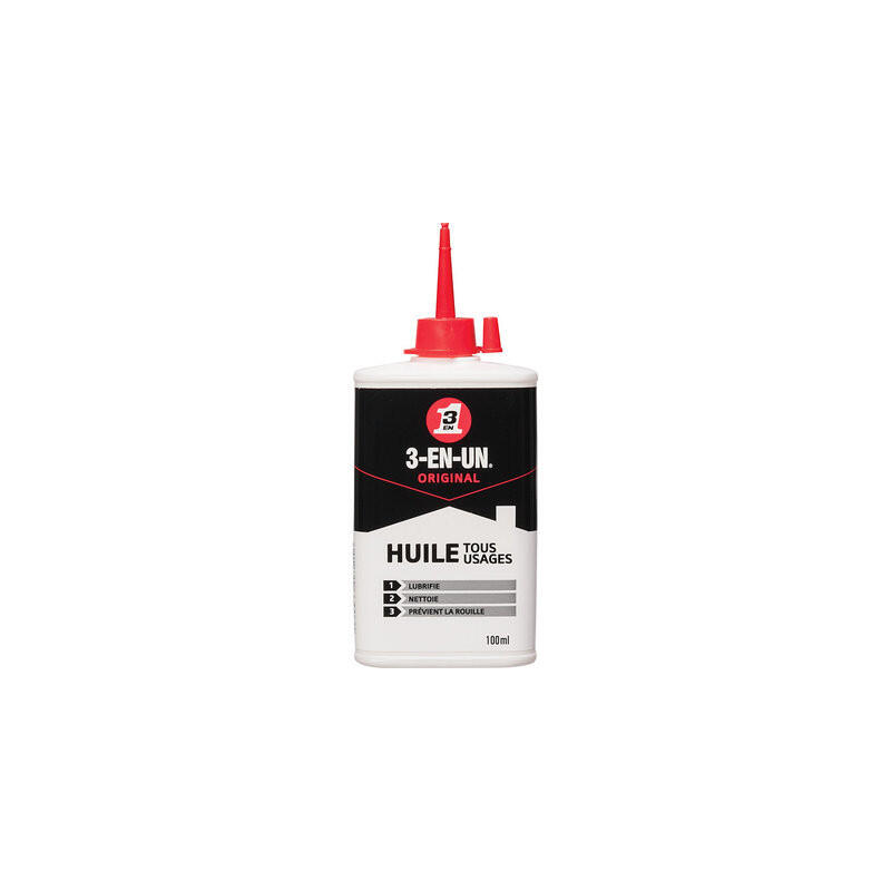 Huile burette tous usages 100ml -  3-EN-UN  - 2