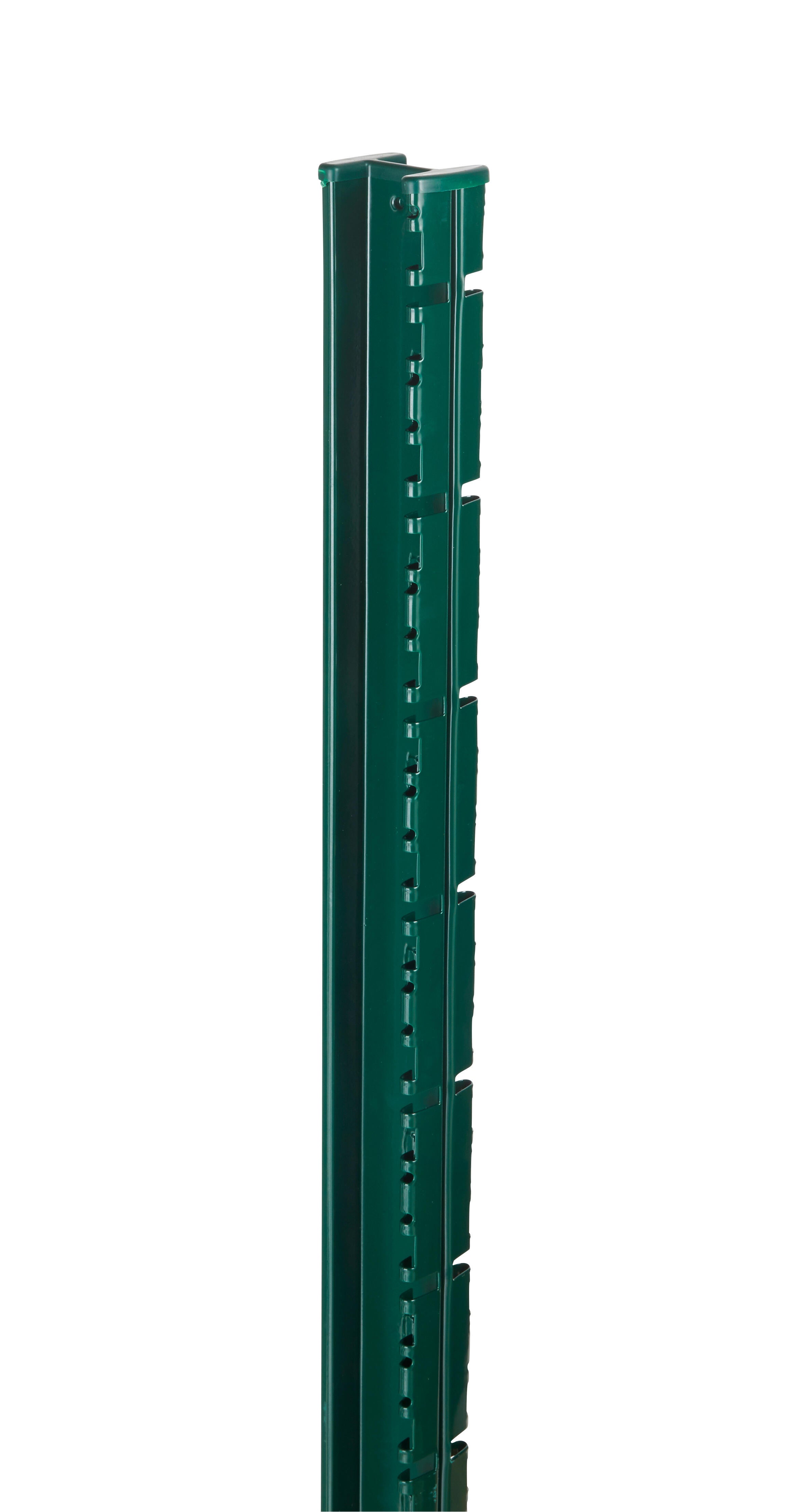 Poteau à encoches vert Long.1,3 m - 3