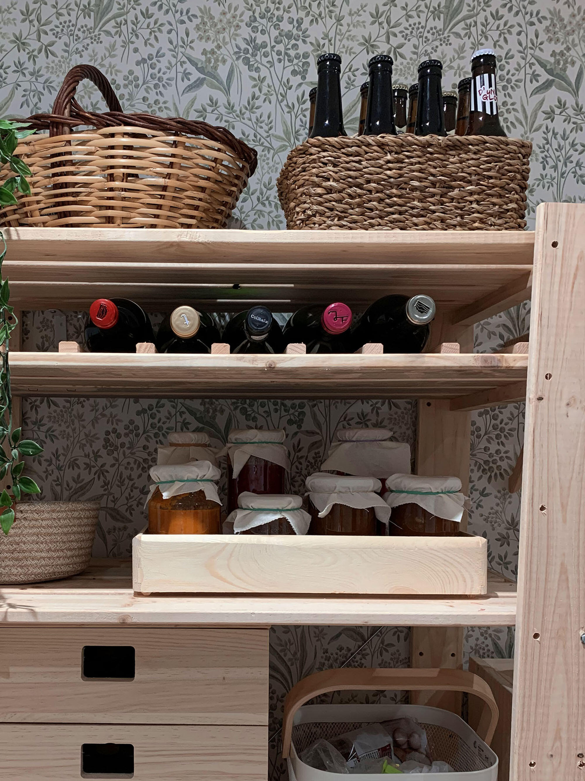 Caixa de madeira 40X30X7CM - 3