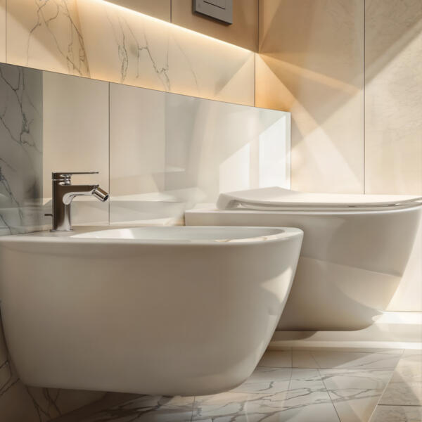 Bidet sospeso bianco eur i.life b IDEAL STANDARD L 36 x H 34 x P 54 cm - 3