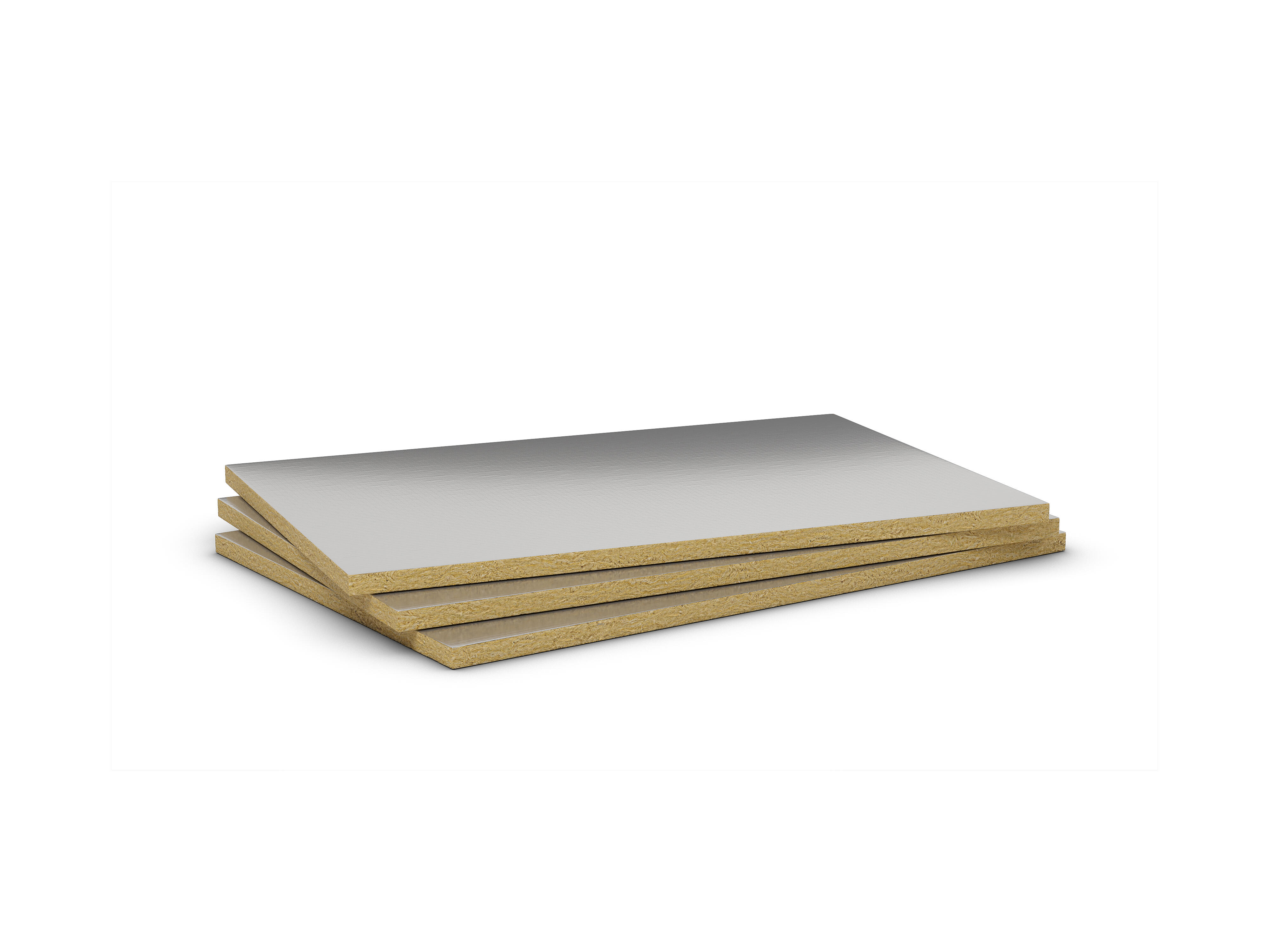 Panneau de laine de roche Firerock pour cheminée kraft L.100 x l.60 cm Ep.30 mm - ROCKWOOL - 2