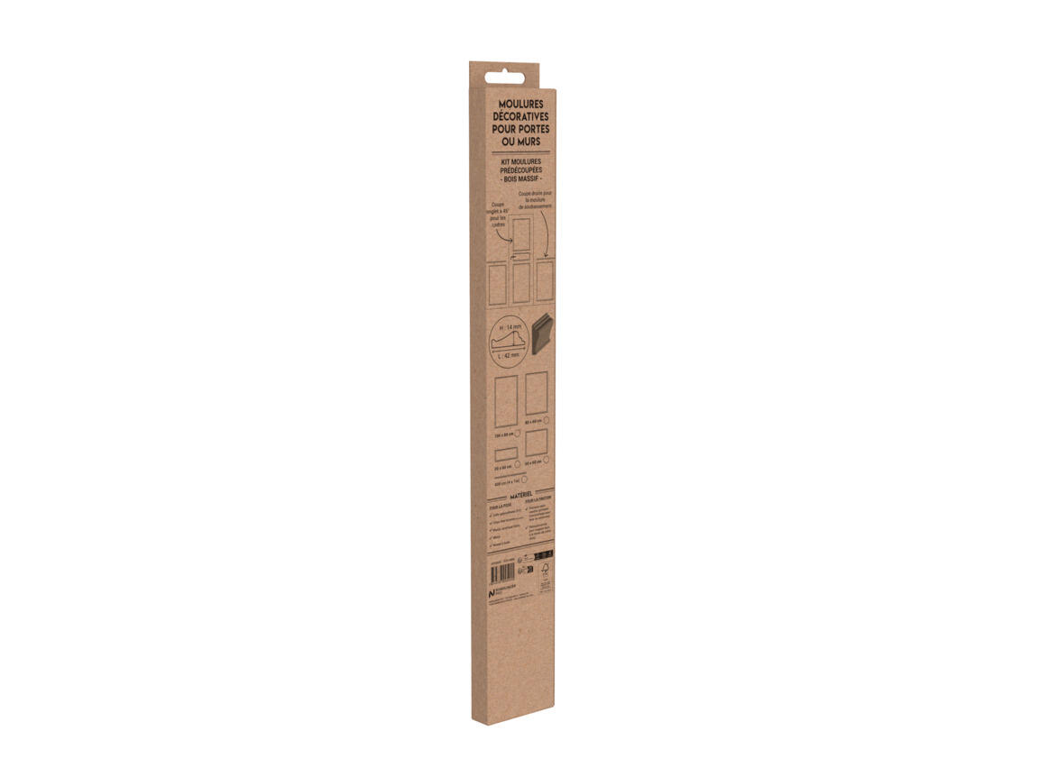 Kit de 4 moulures pour porte ou mur, 200 x 600 mm - 5