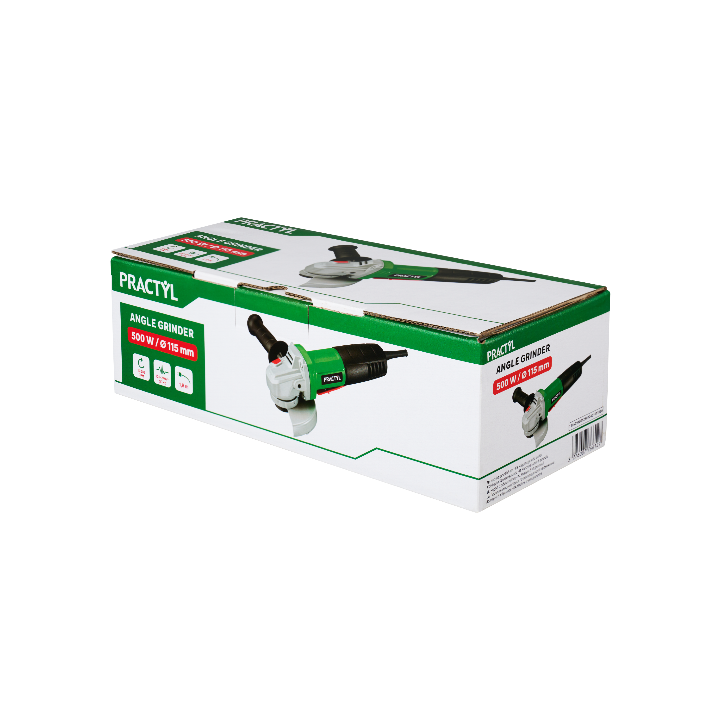 Smerigliatrice angolare a filo PRACTYL 500PAG1  Ø 115 mm 500 W - 4