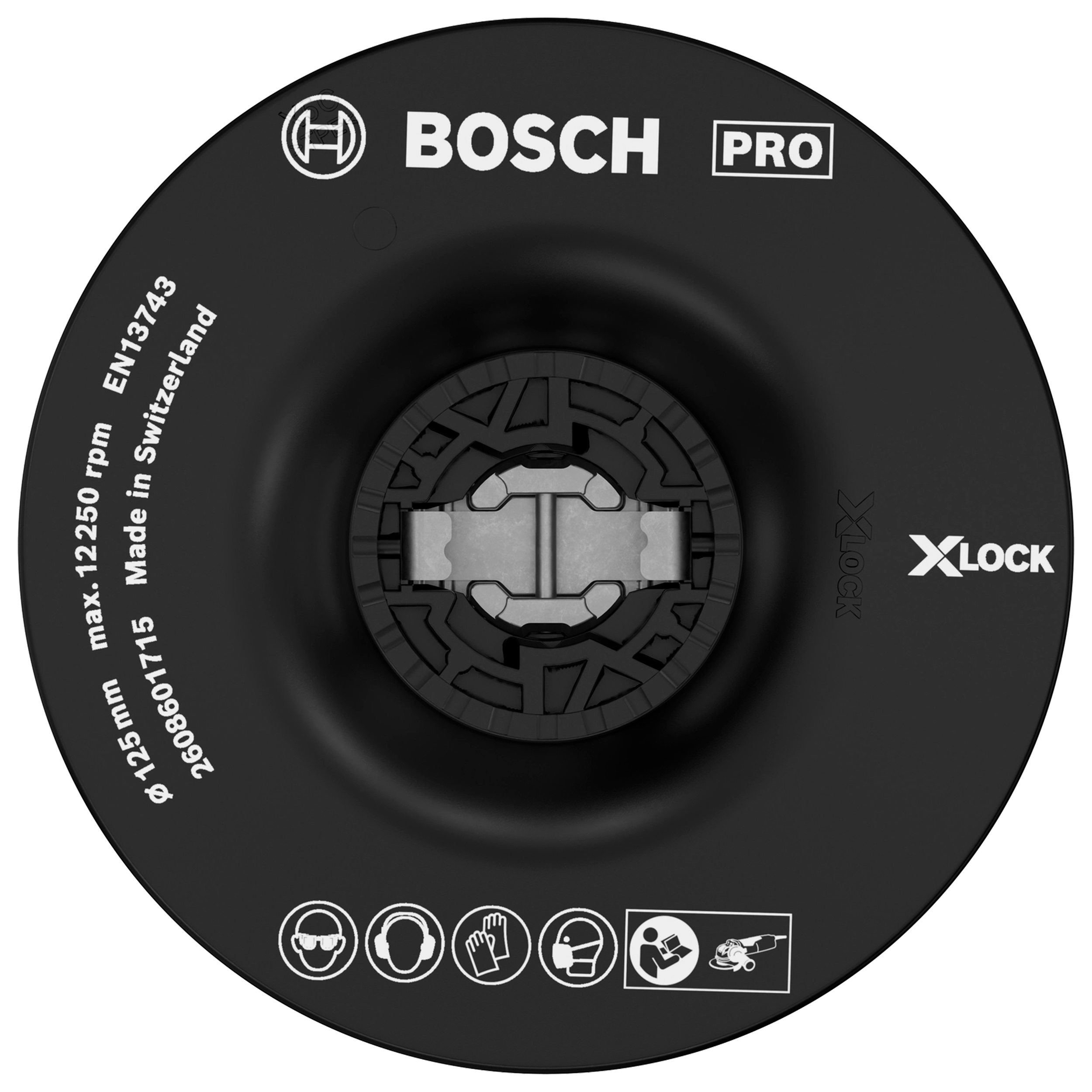 Plato de lijadora bosch extra-rápido: solo un click para colocar en la amoladora