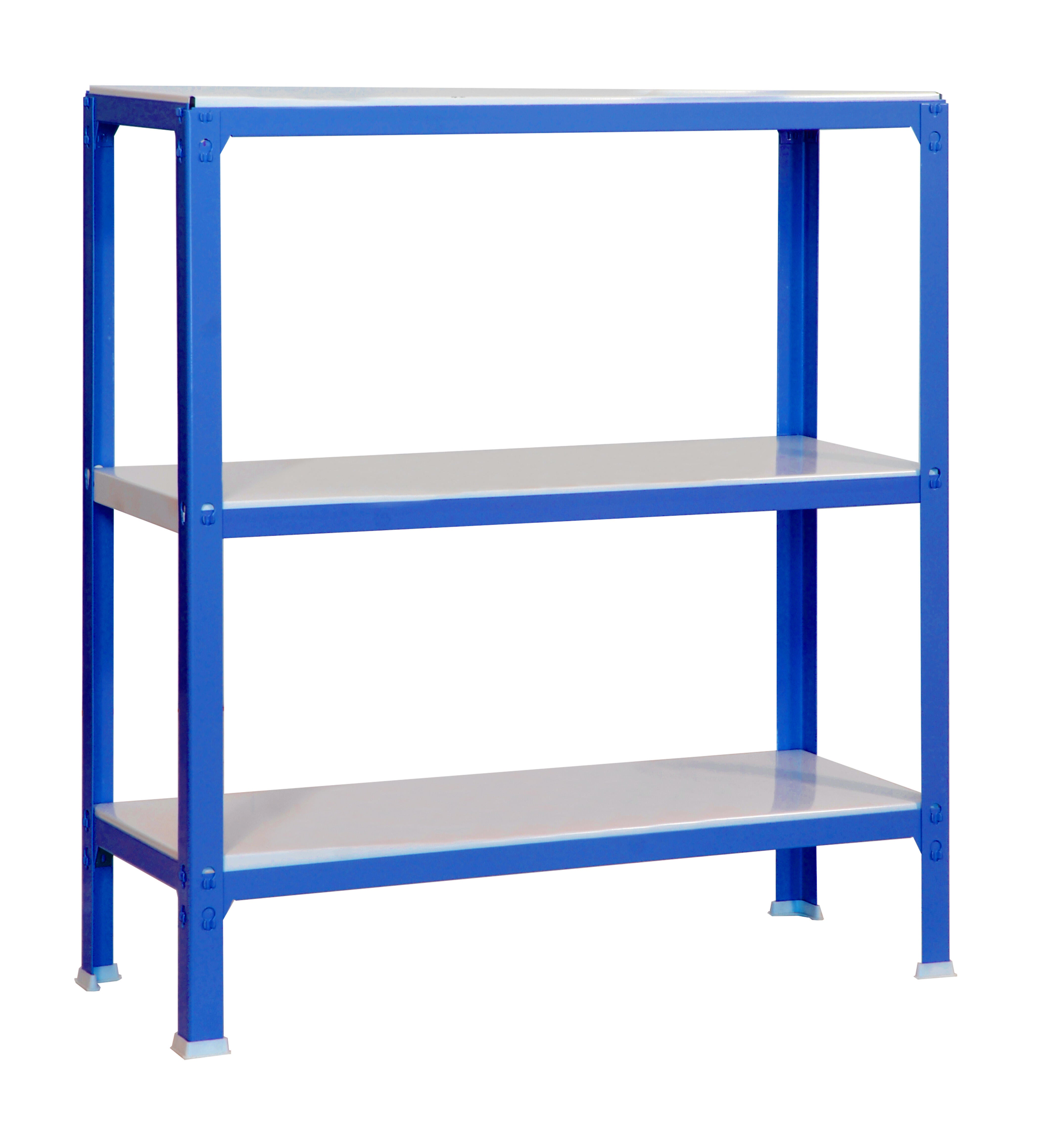 Estanteria sin tornillos homeclick azul mini 3/40