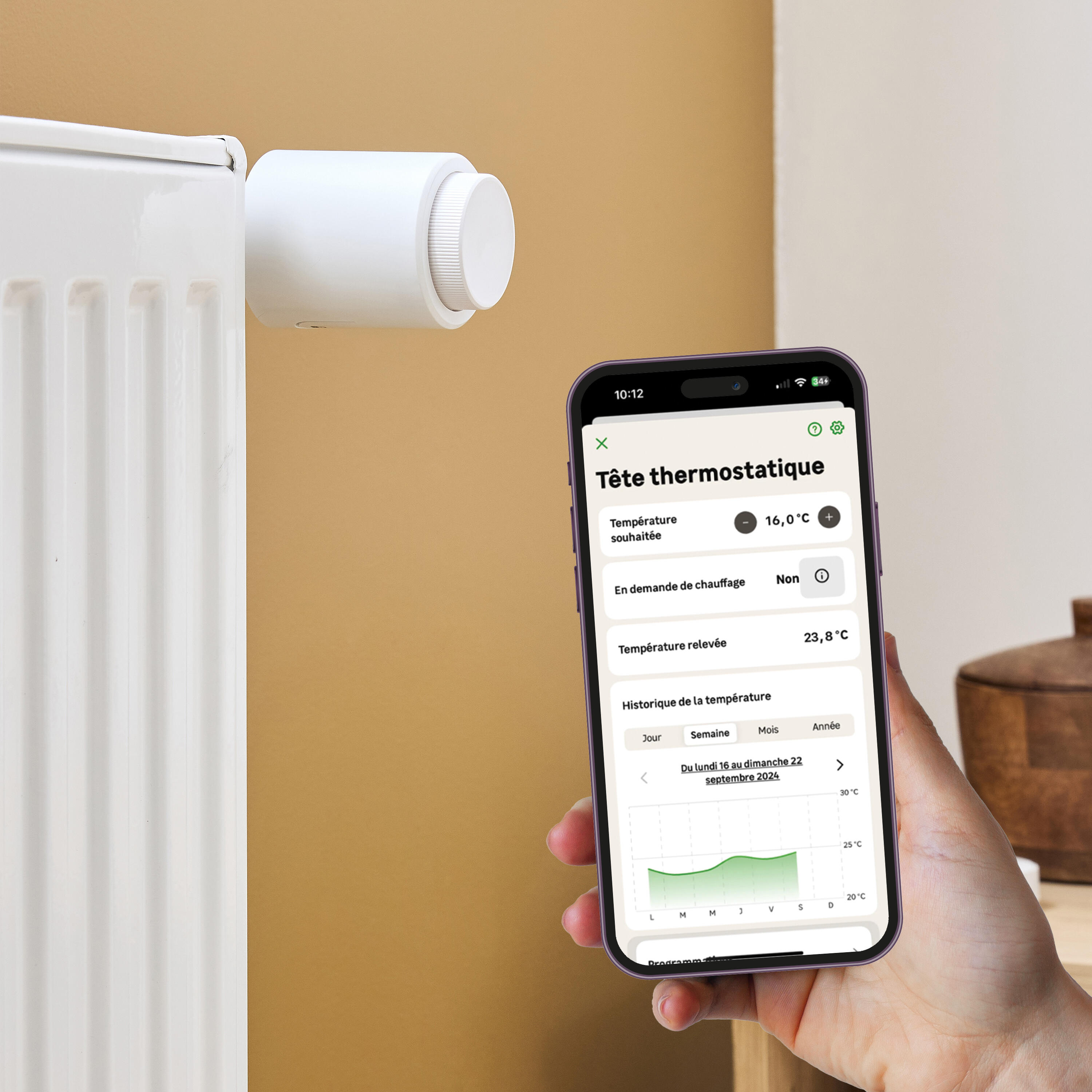 Tête thermostatique connectée et intelligente, SEDEA - 5