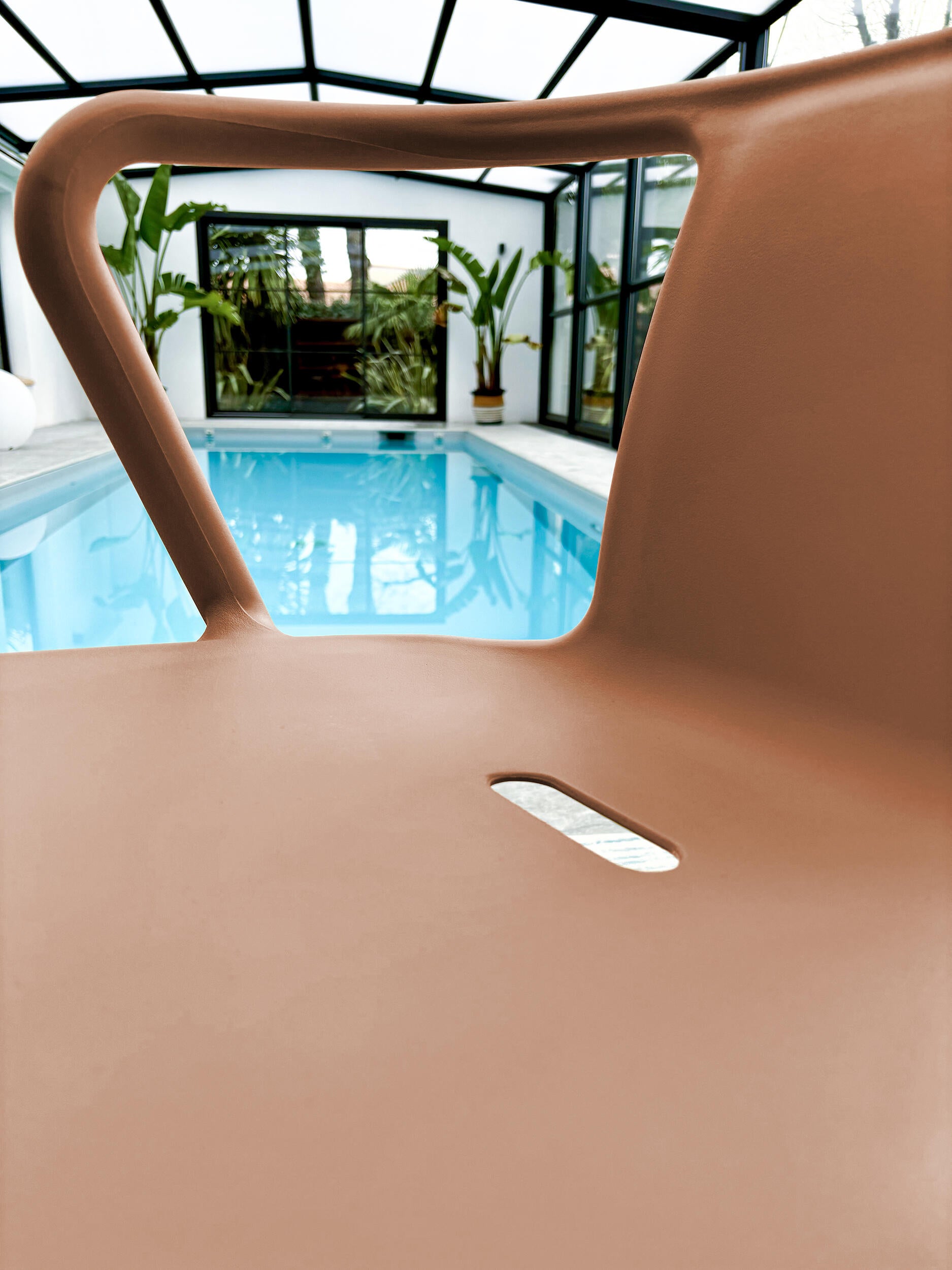 Fauteuil en résine terracotta Diego DCB GARDEN - 9
