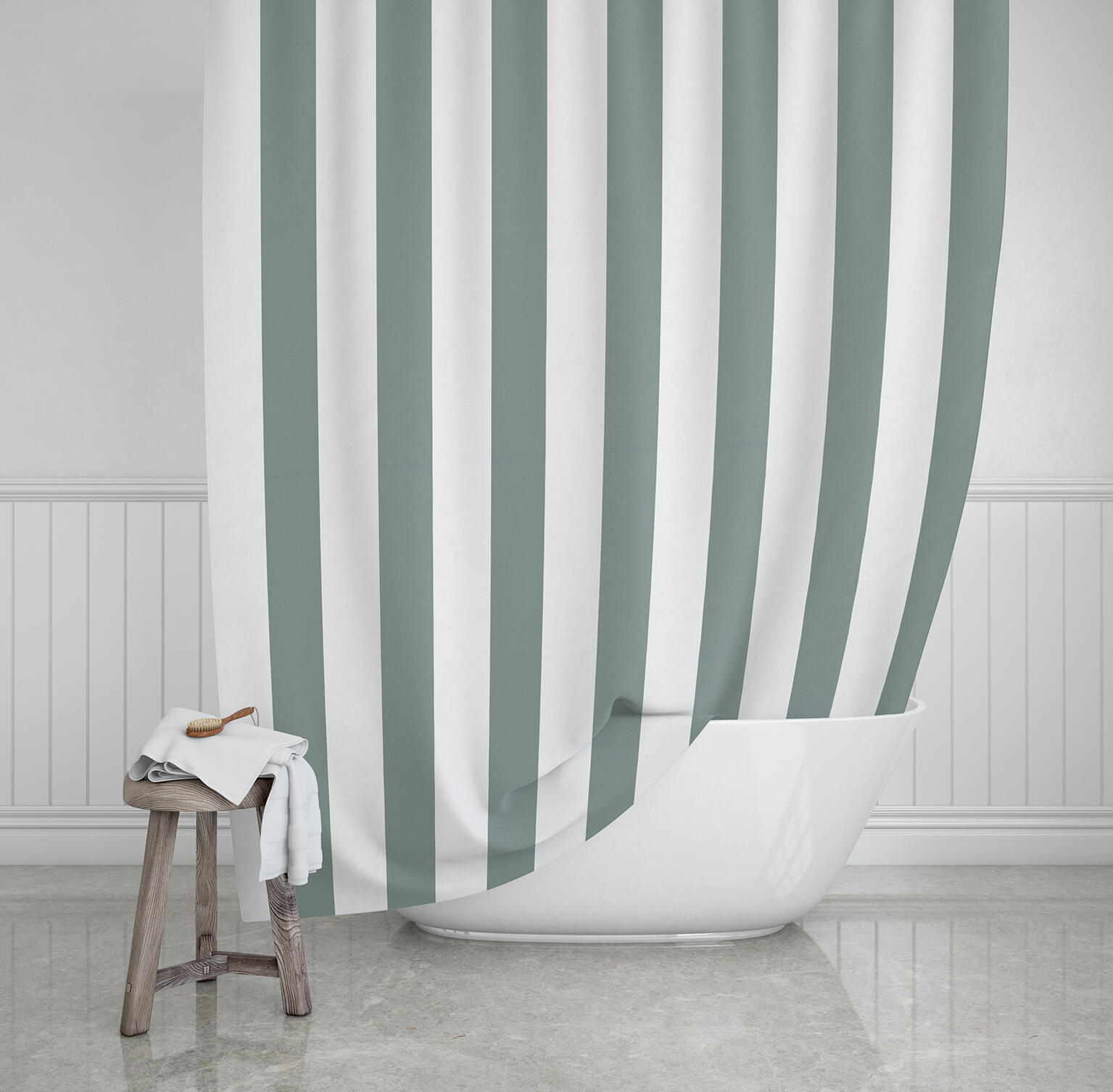 Rideau de douche 120 x 200 cm Gabin AZAO - 3