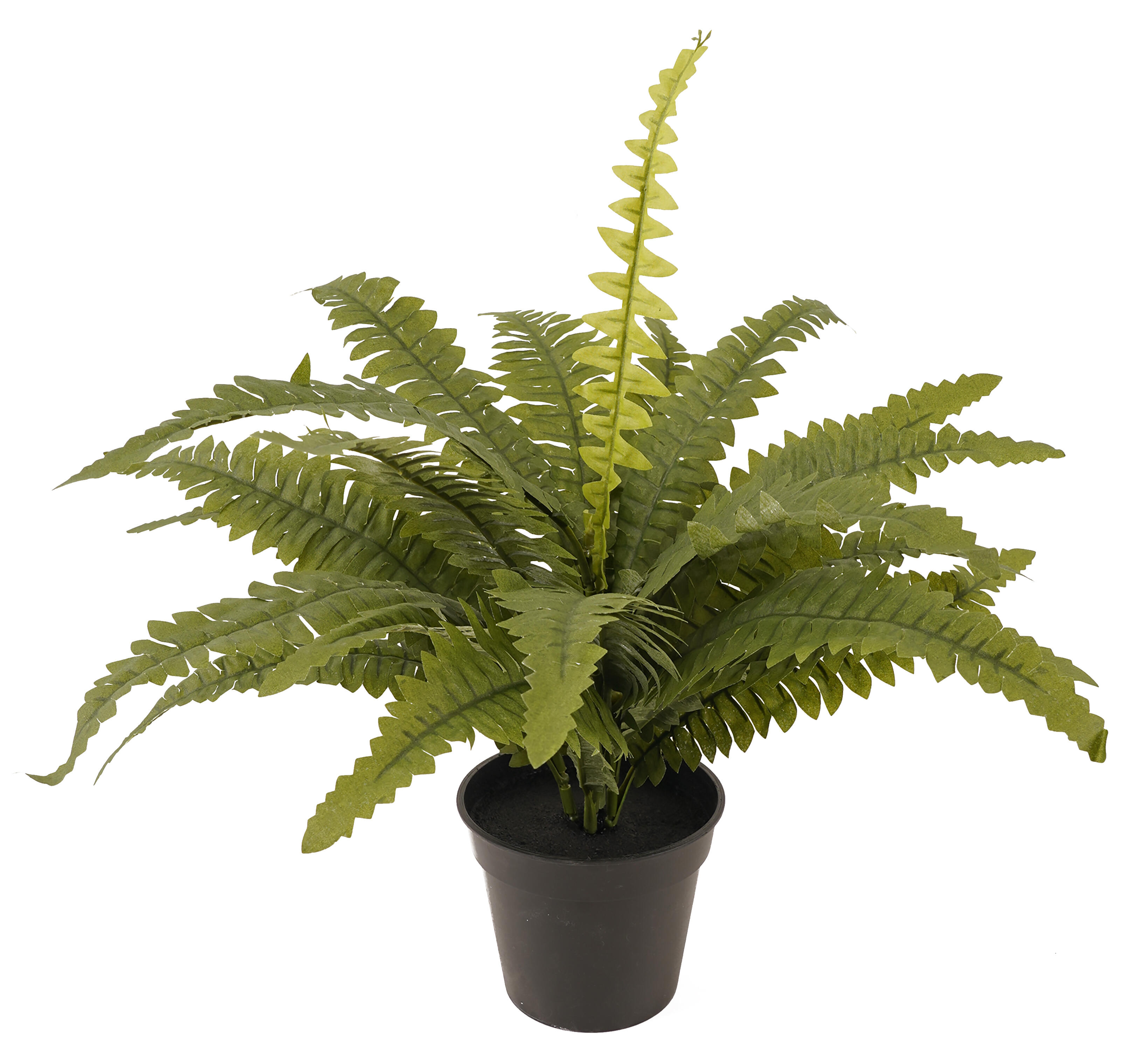 Planta artificial helecho boston de 45 cm de altura en maceta de 20 cm