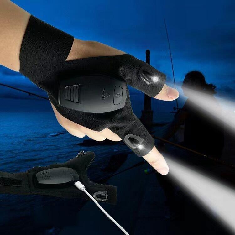 Gants LED Lumineux Pour Enfants 6-10 Ans | 5 Couleurs Et 6 Modes | Pile CR2032 Incluse | Idéal Pour Fêtes