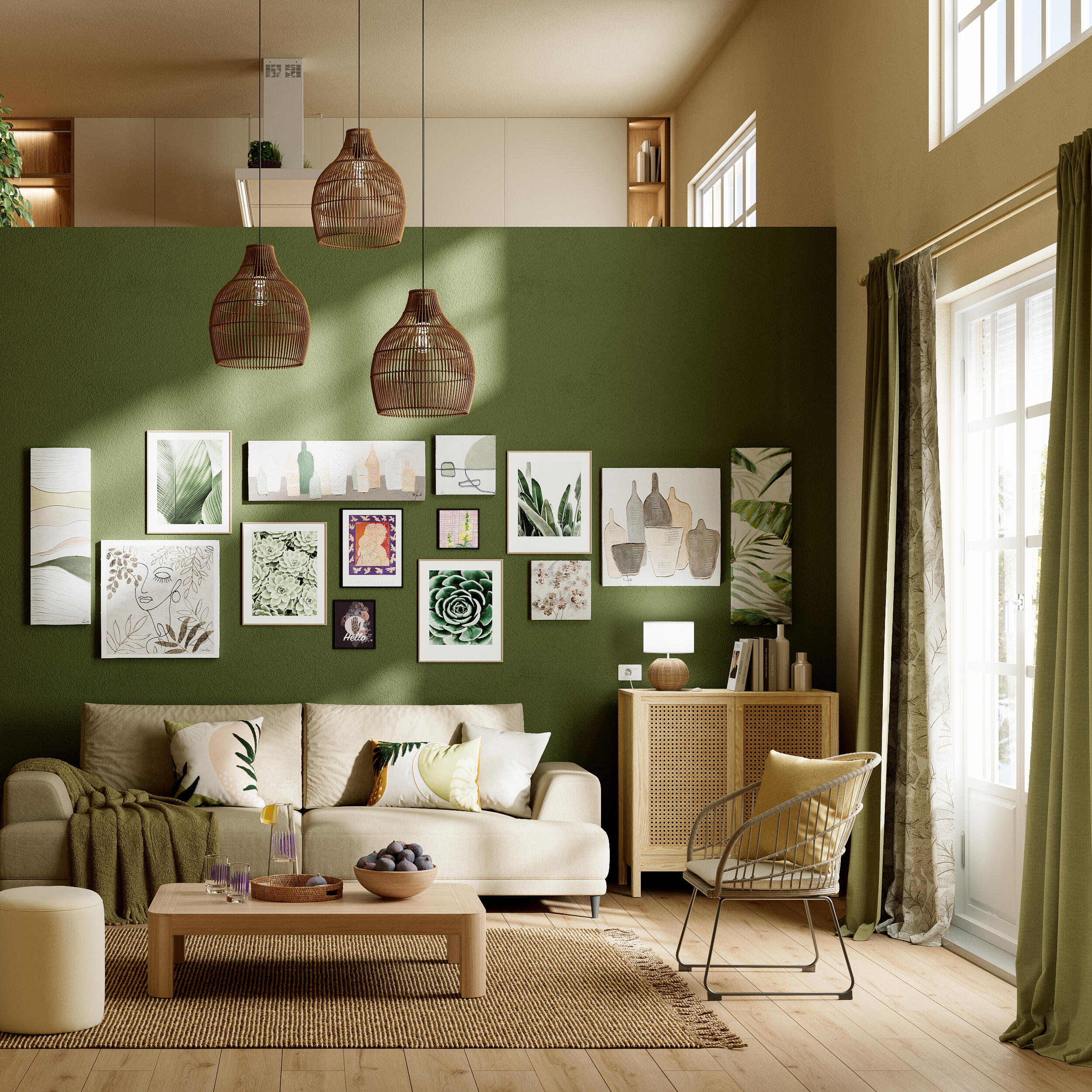 Manta Perfia 130x170cm forest Inspire - 17