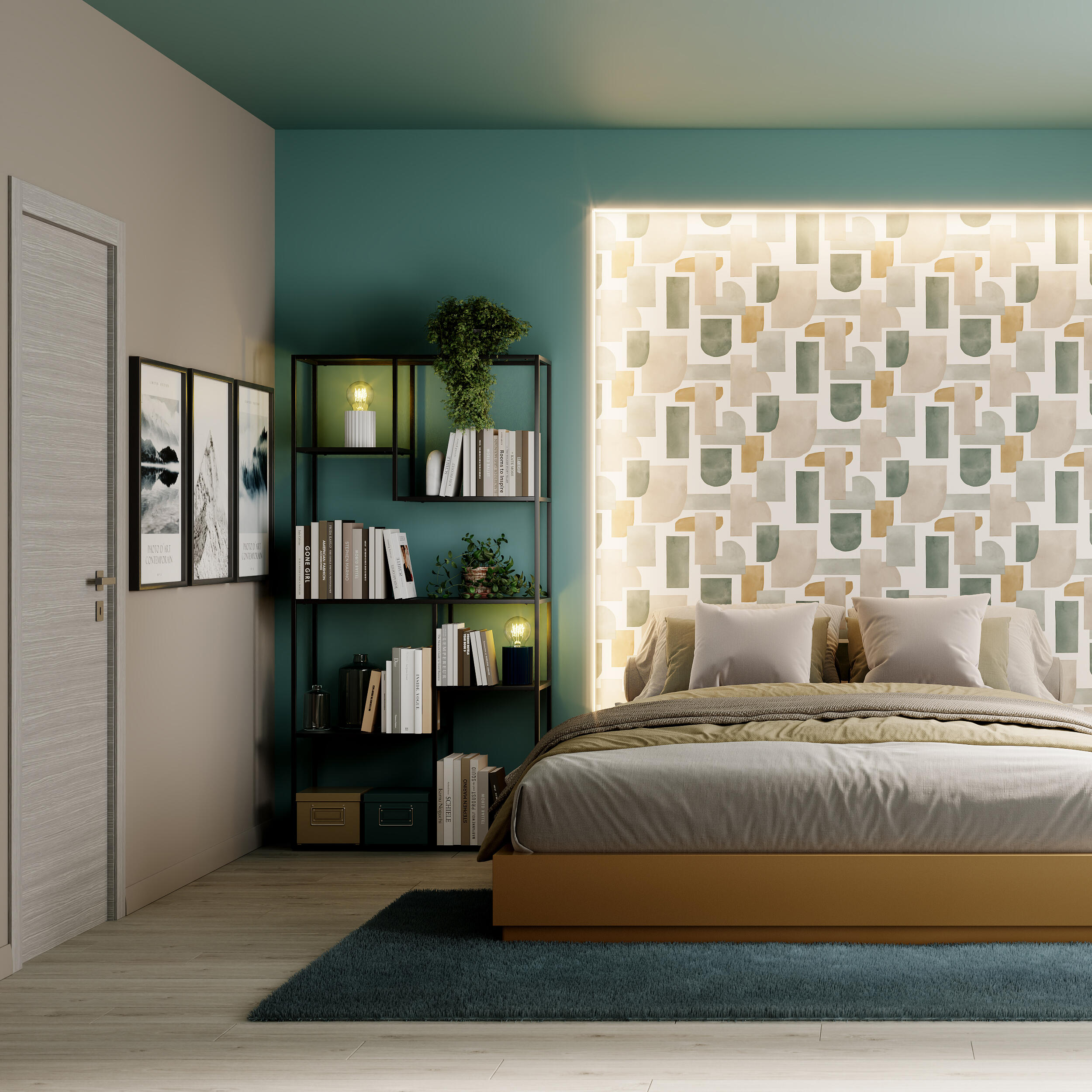 Pittura per interni per parete e soffitto lavabile, LUXENS Opaca beige trench 6 opaco, 4 L - 8