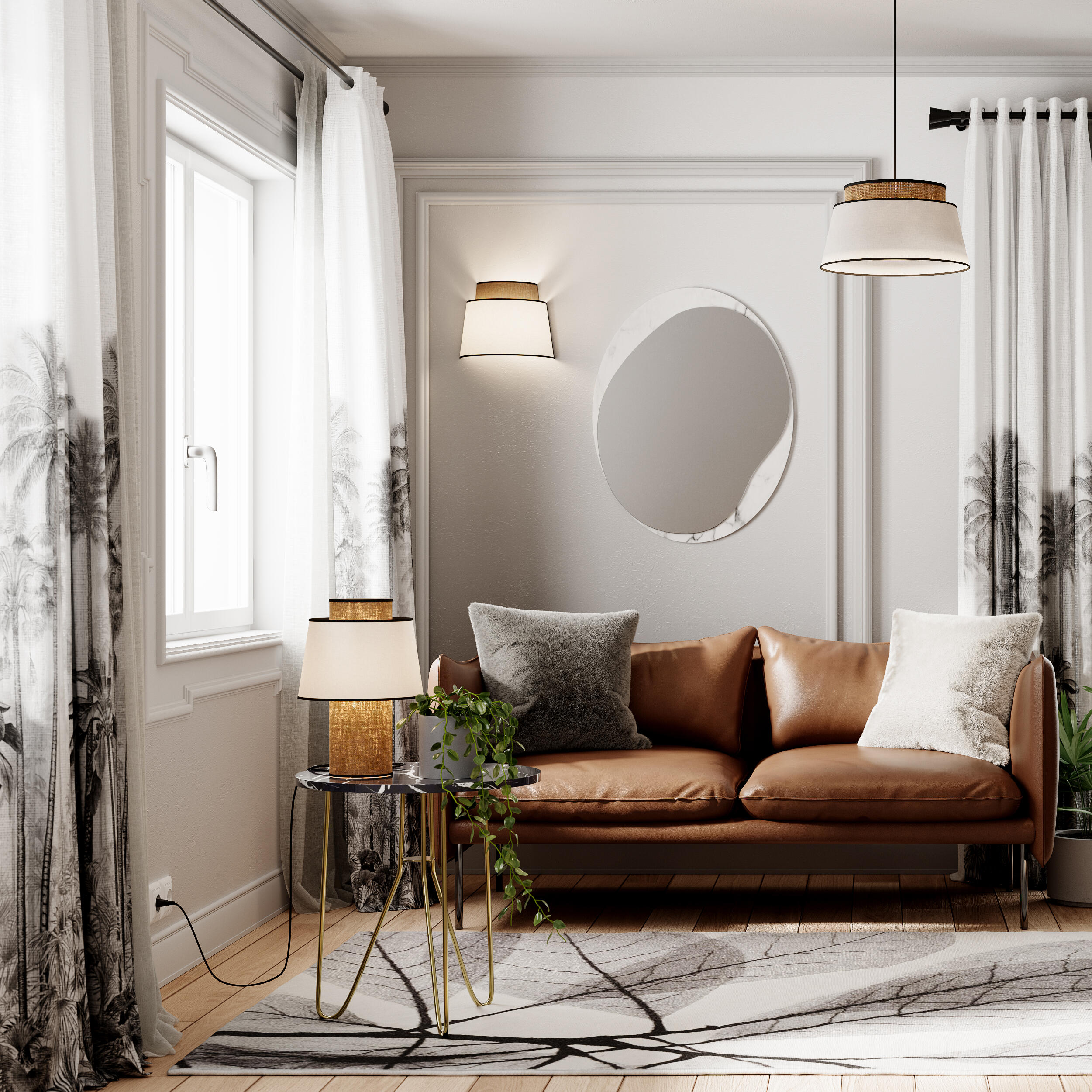 Almofada decorativa INSPIRE SWANNY 45X45CM CREME - 12