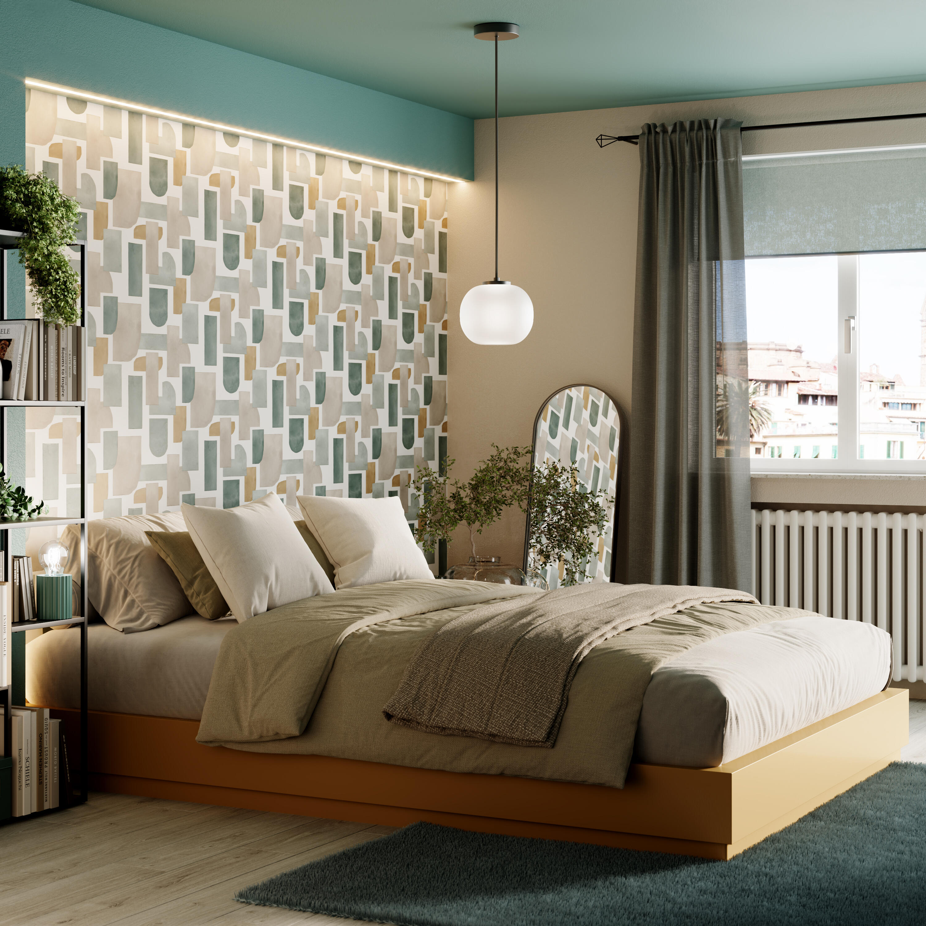 2 terminais para varão de cortina D20mm aço easyfix preto Inspire preto - 2