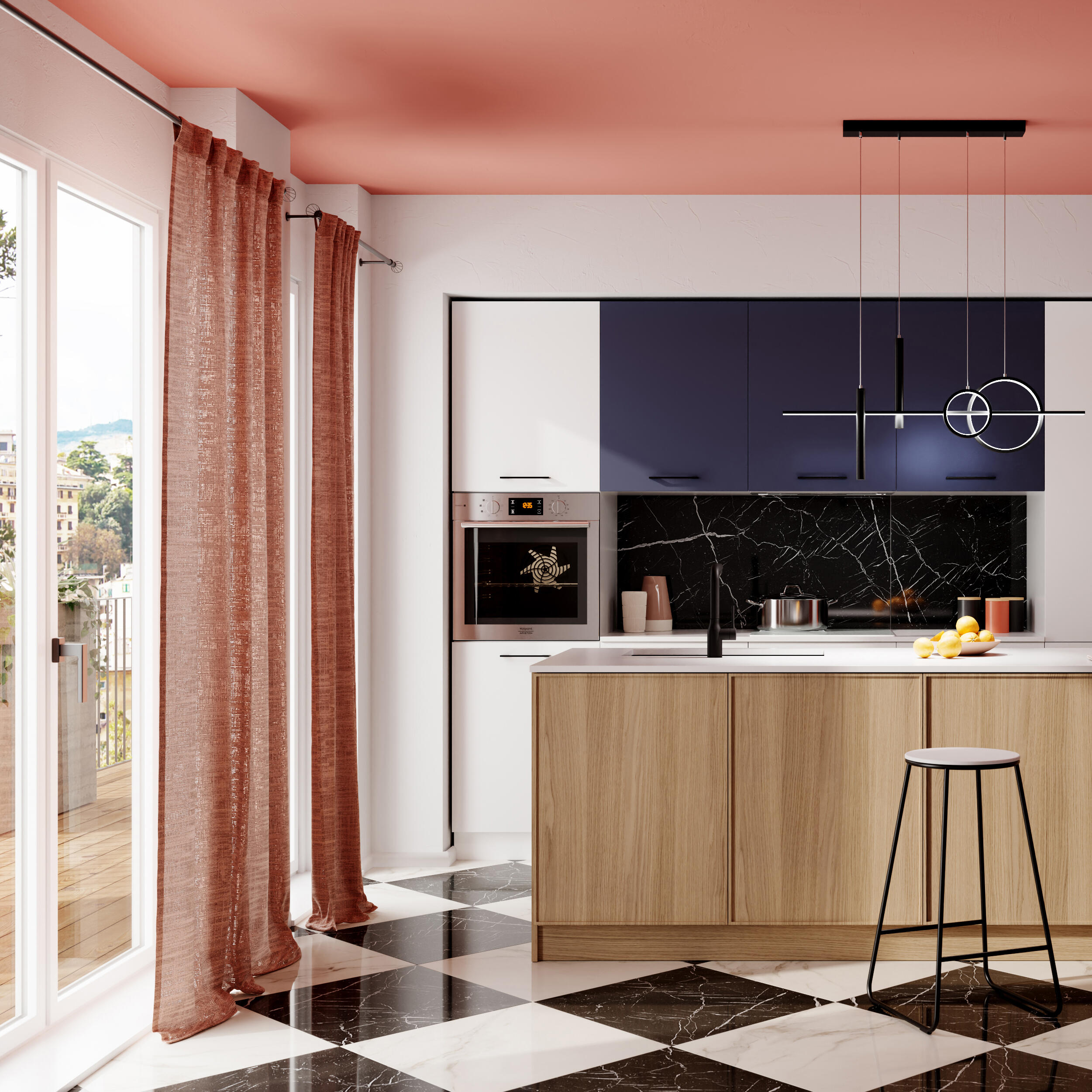 Porta de cozinha Delinia Malmo 40X77 cm carvalho - 2