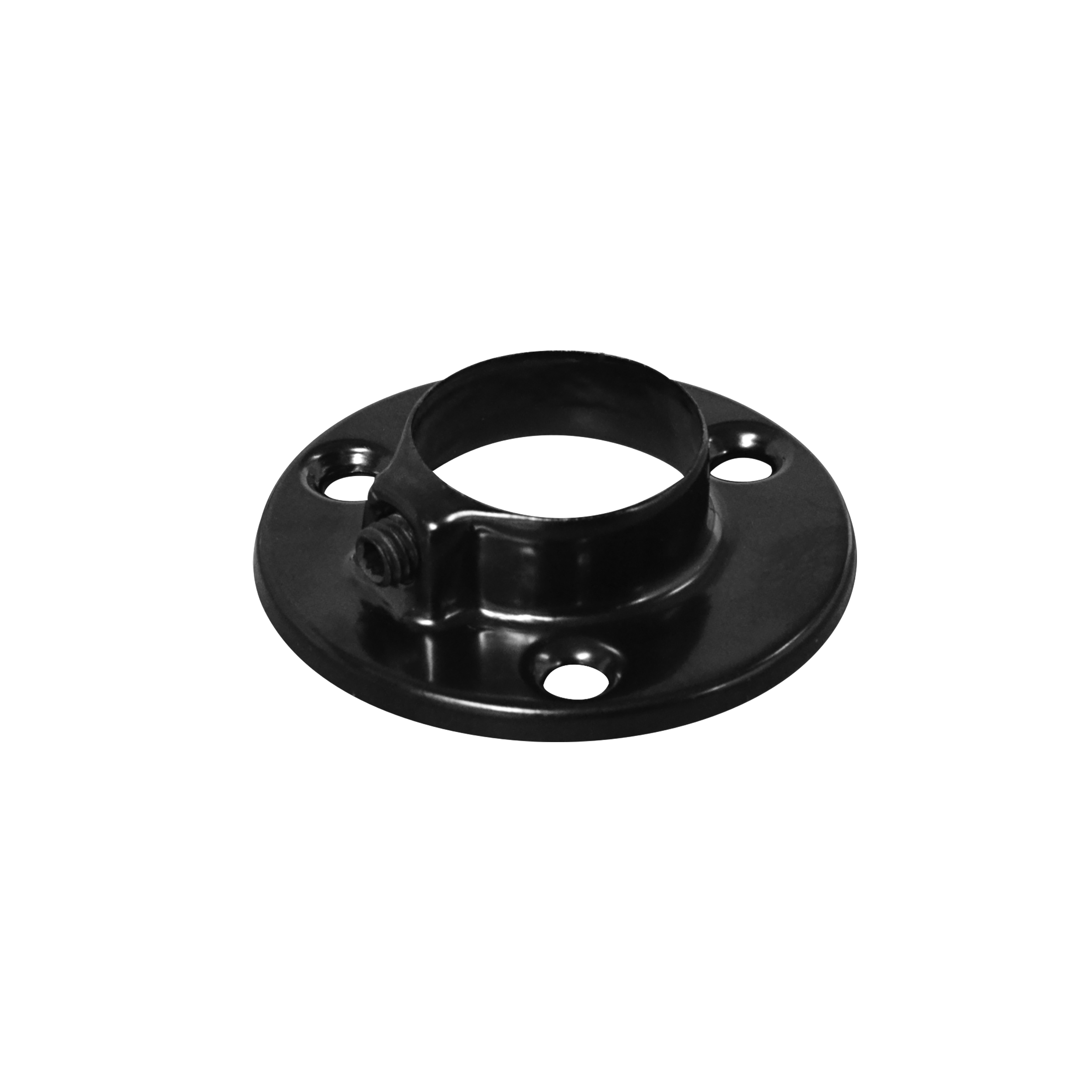 Końcówka mocująca do drążka do szafy Tris Black śr. 25 mm Q25 czarny