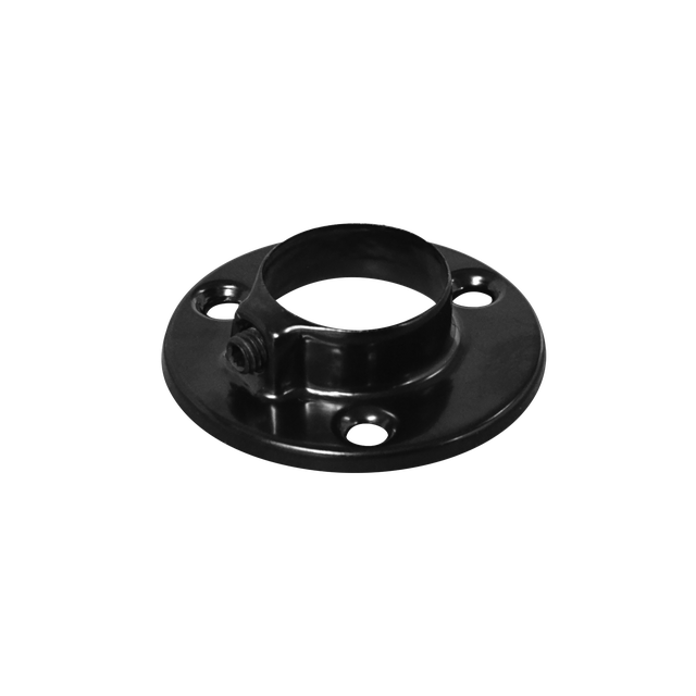 Końcówka mocująca do drążka do szafy Tris Black śr. 25 mm Q25 czarny