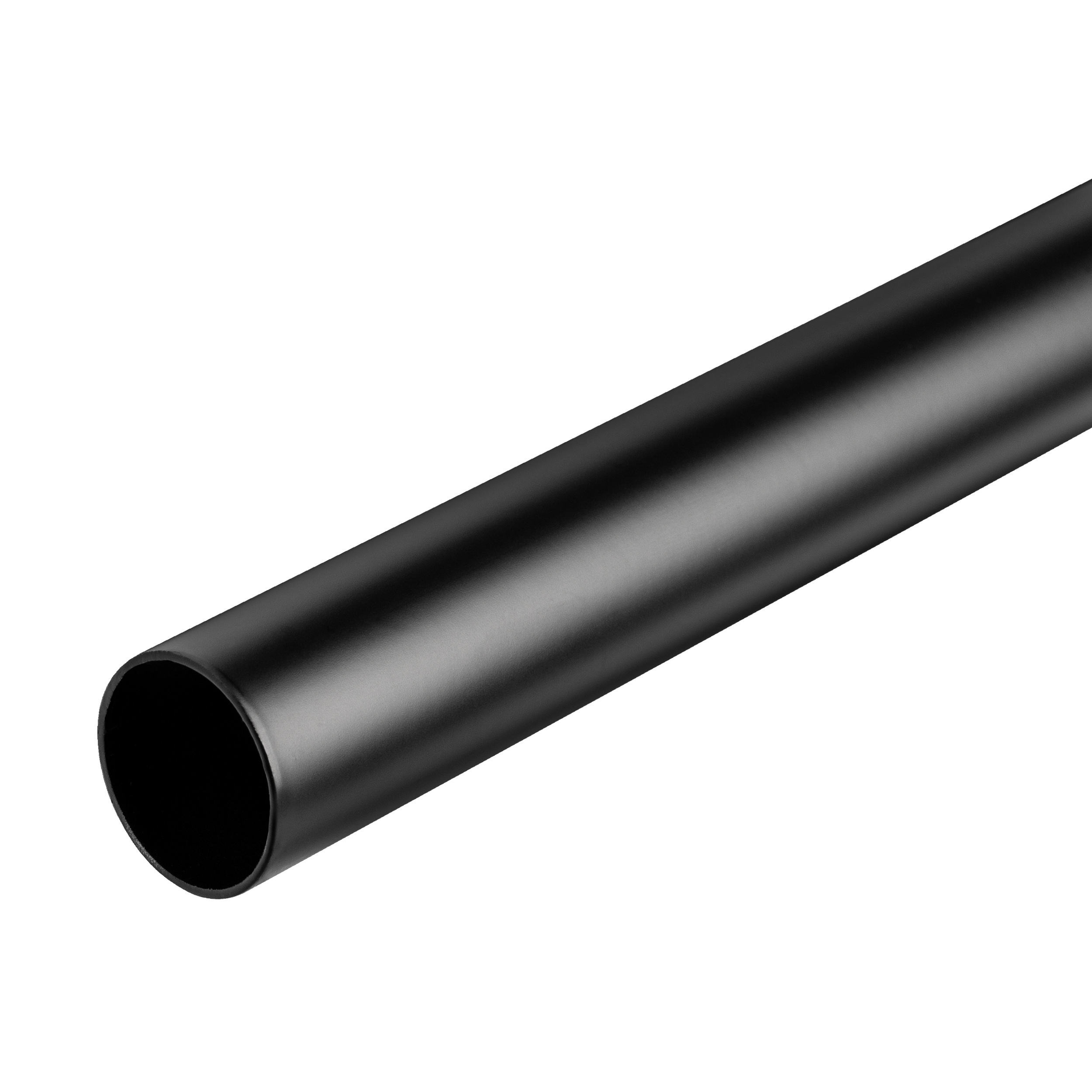 Drążek meblowy stalowy do szafy Tris Black 2 metry czarny Q25