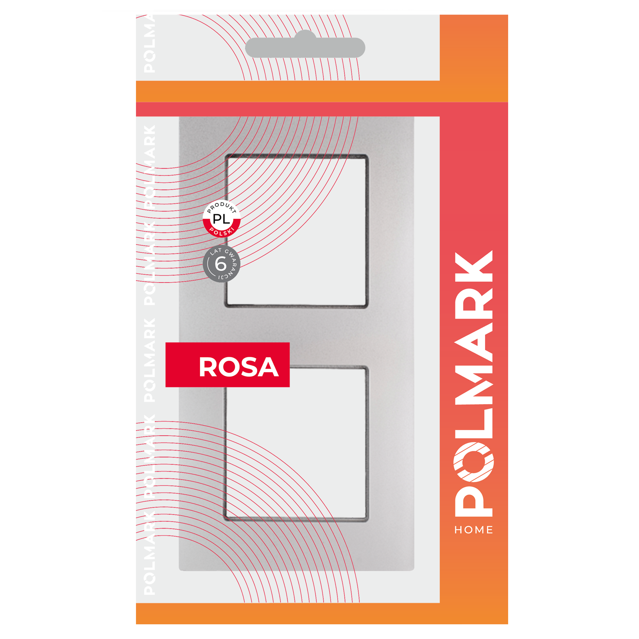 Ramka podwójna ROSA Srebrny POLMARK - 2