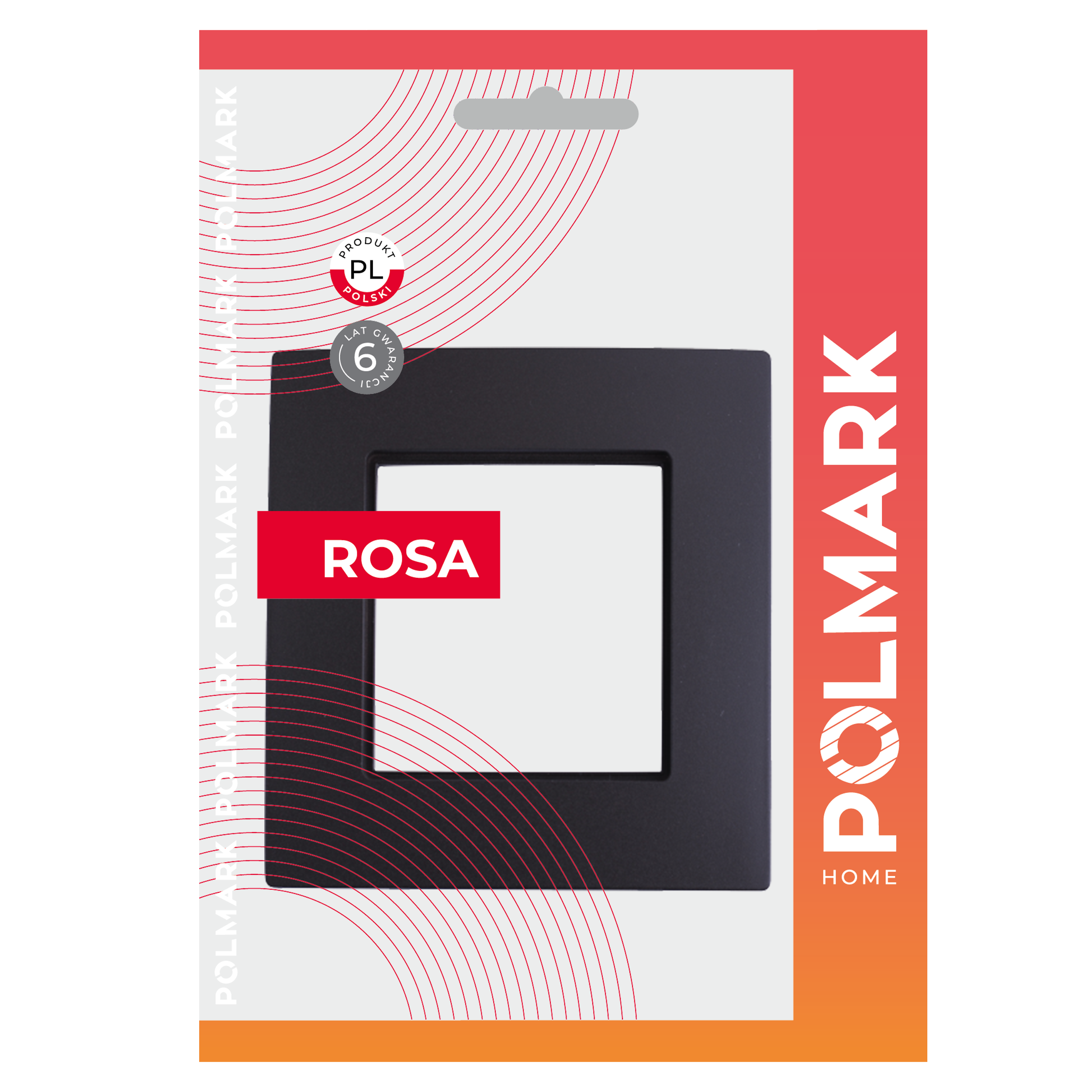 Ramka pojedyńcza ROSA Czarny POLMARK - 4