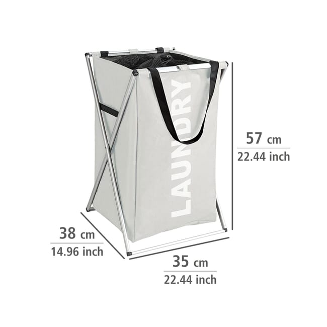 Cesto de ropa plegable UNO beige 52L Leroy Merlin