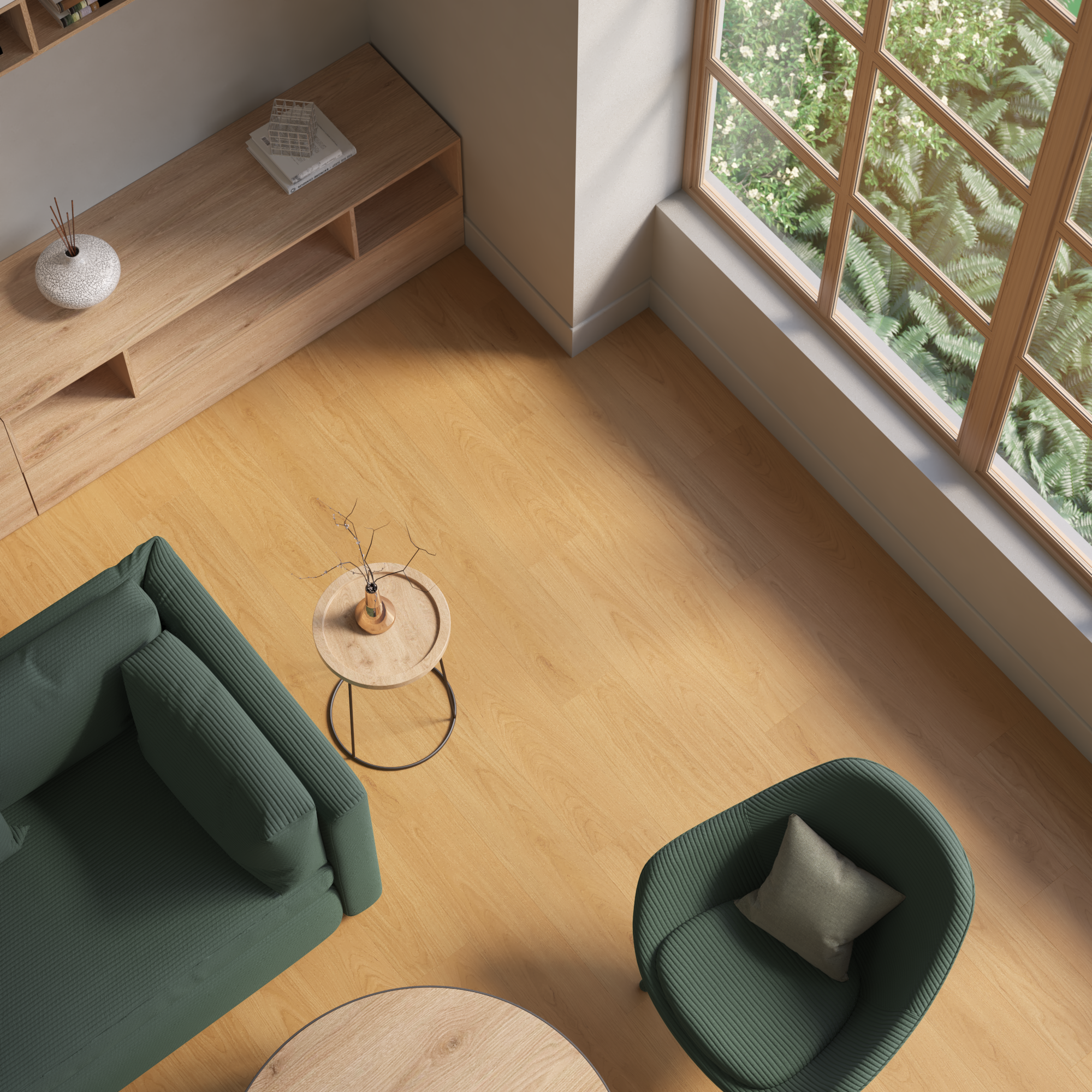 Suelo vinílico spc clic olea efecto madera natural nat348 artens