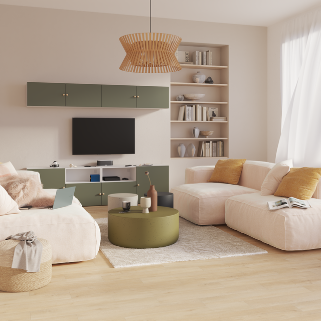 Lame adhésive forte ARTENS Garenne, effet bois naturel