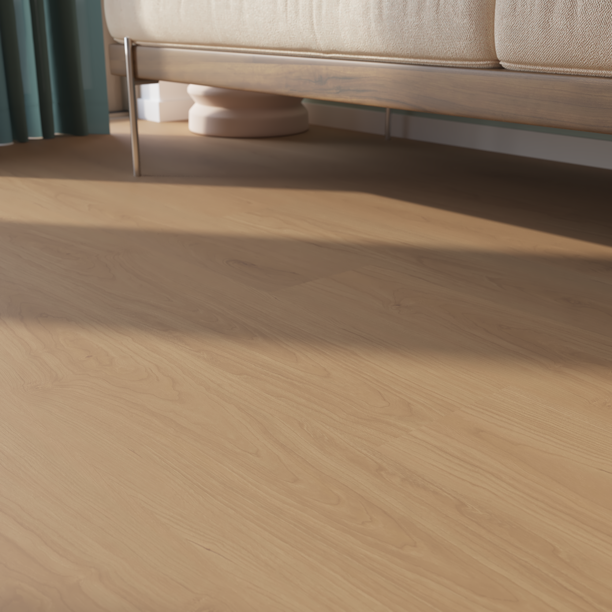 Lame PVC clipsable forte ARTENS Olea, effet bois naturel - 5
