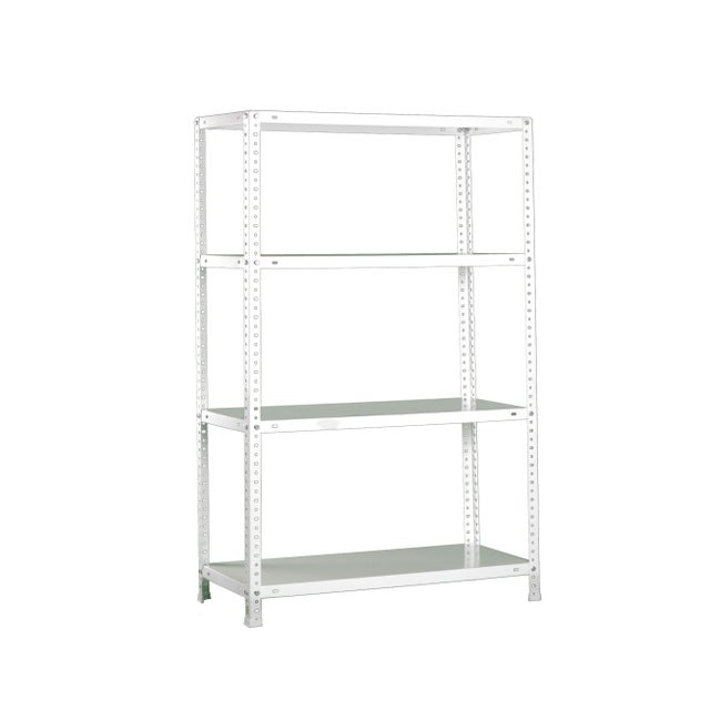 Estantería metálica de metal de 150x100x30 cm 4B 75kg/balda