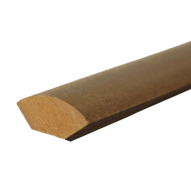 Quart-de-rond médium (MDF) arrondi , 23 x 23 mm, L. 2.44 m - 3