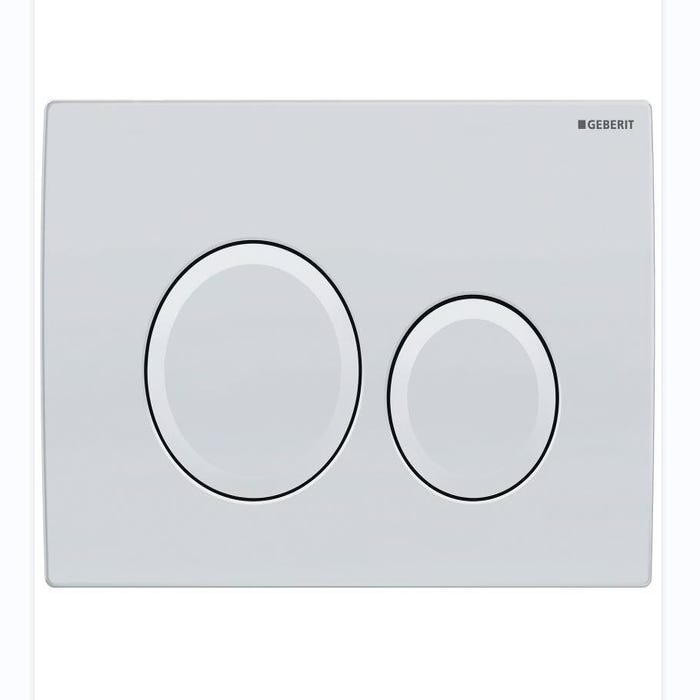 plaque déclenchement blanche