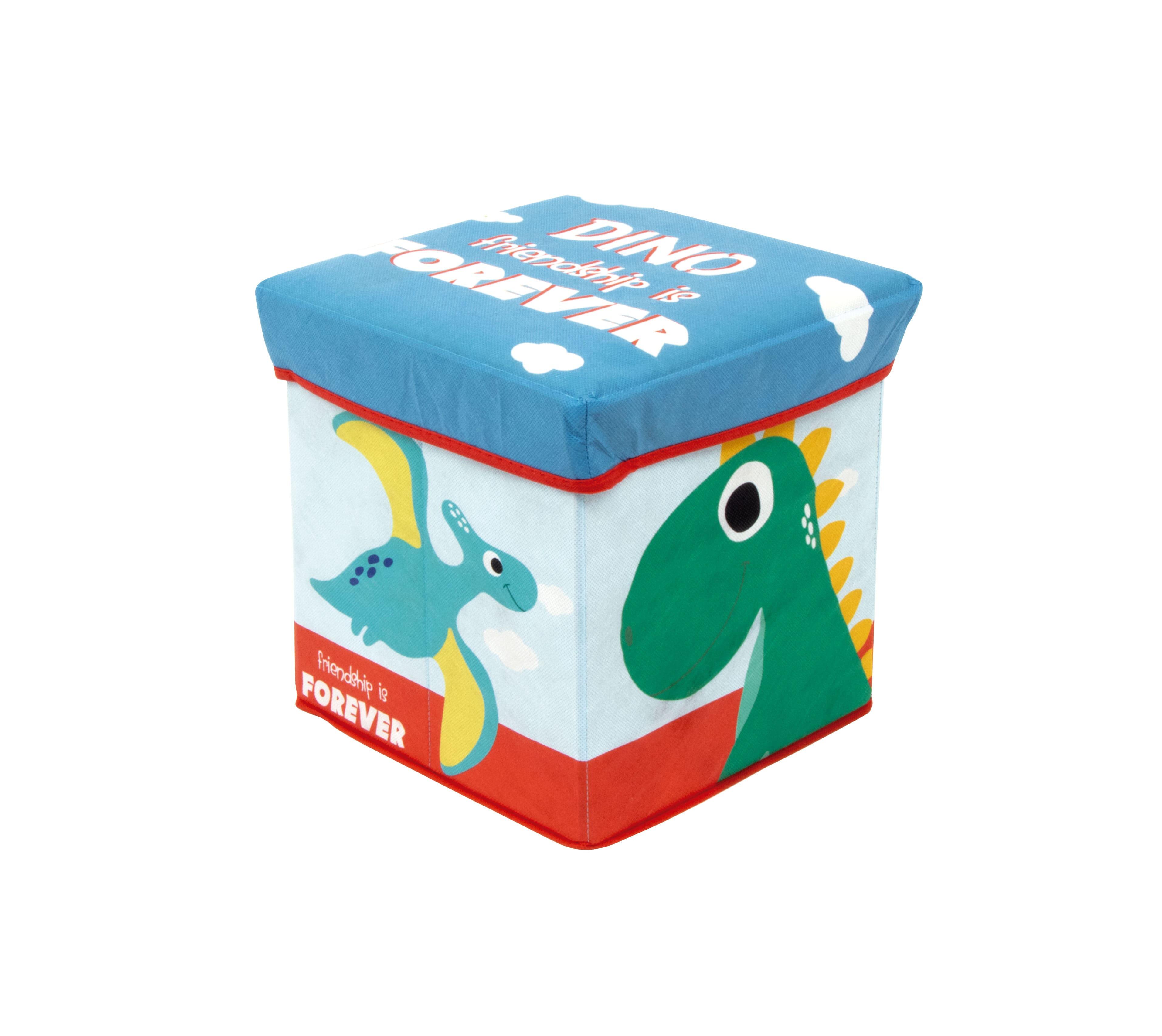 Contenedor / taburete dino 30x30x30 cm