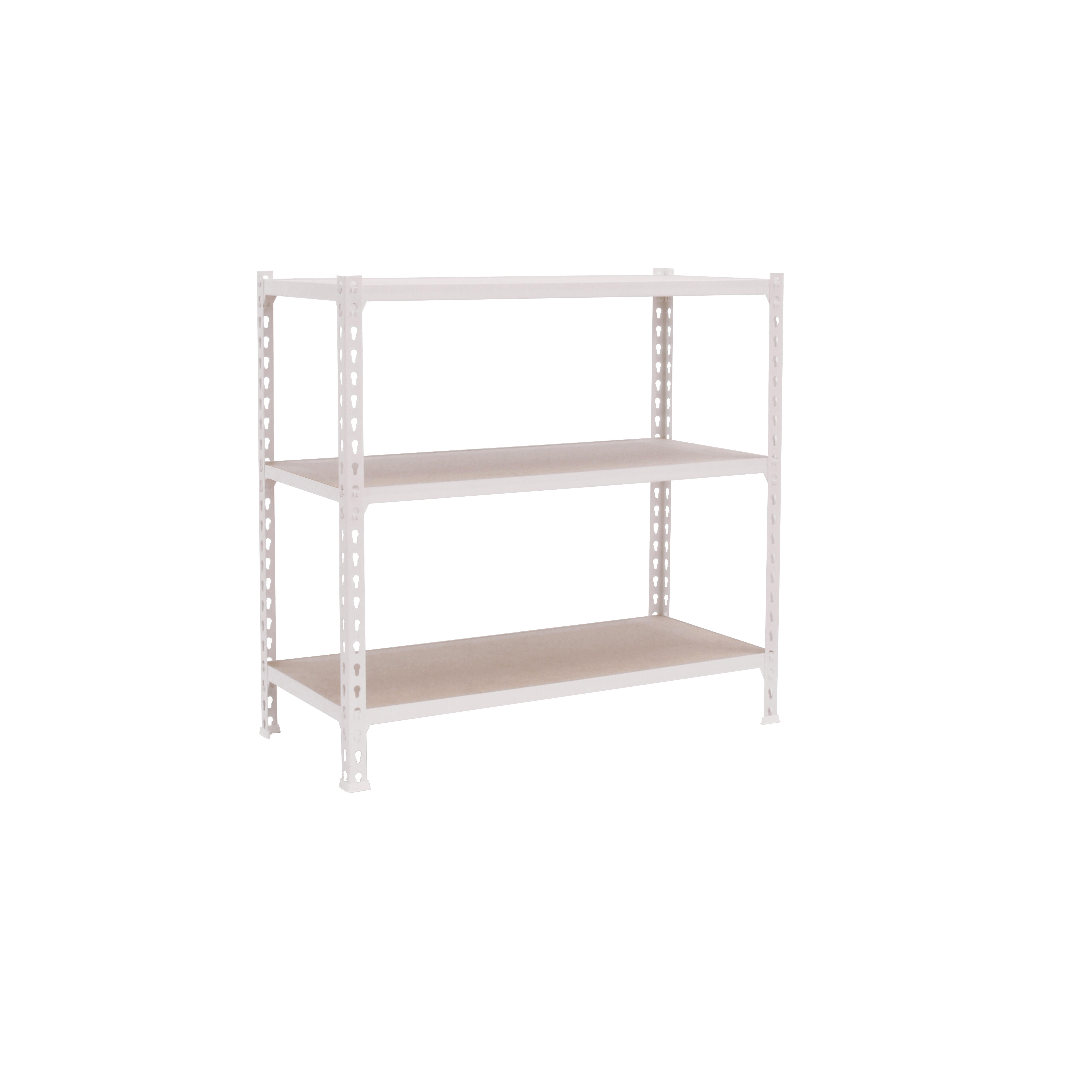 Estanteria sin tornillos maderclick blanca supplus 3/50