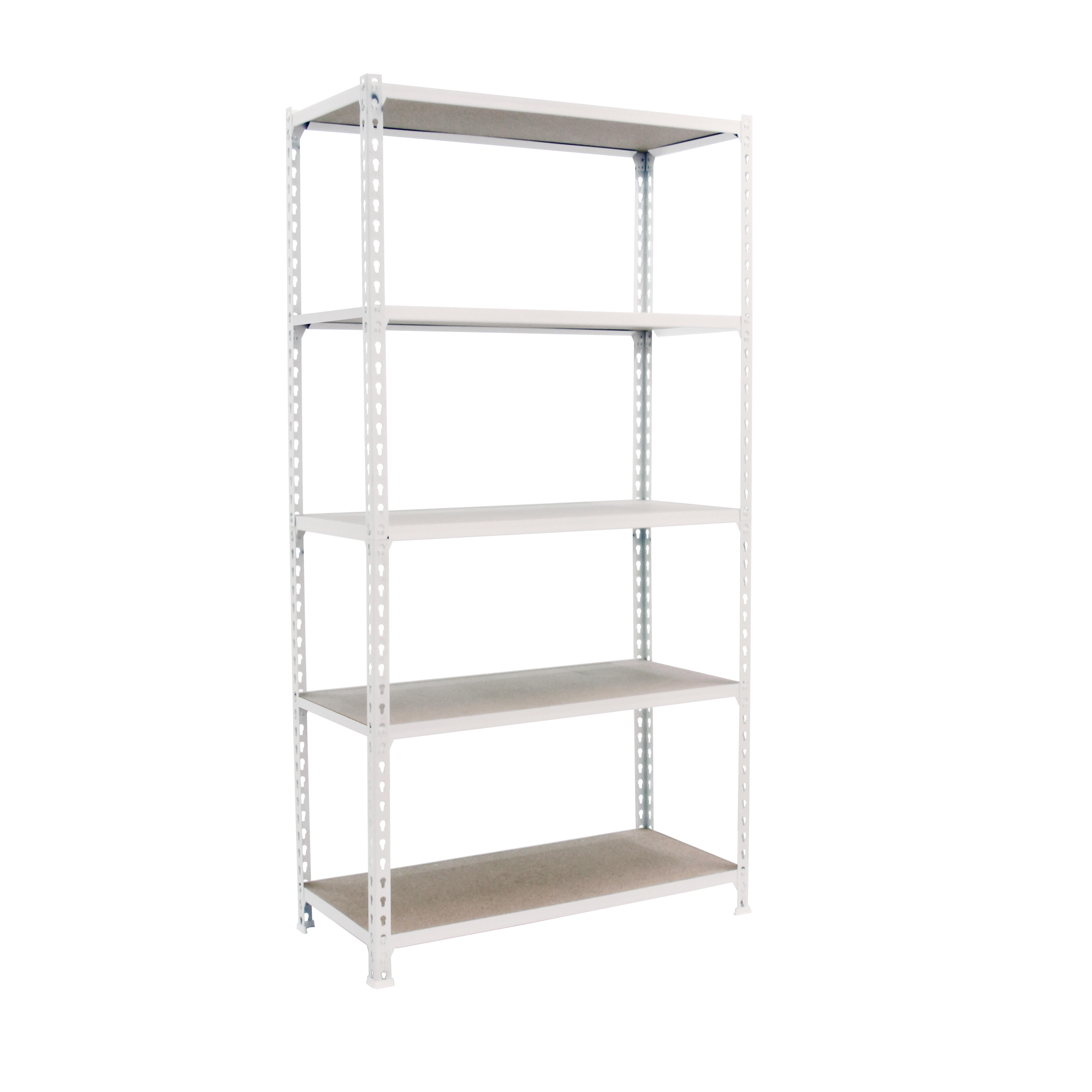 Estanteria sin tornillos maderclick blanca supplus 5/40