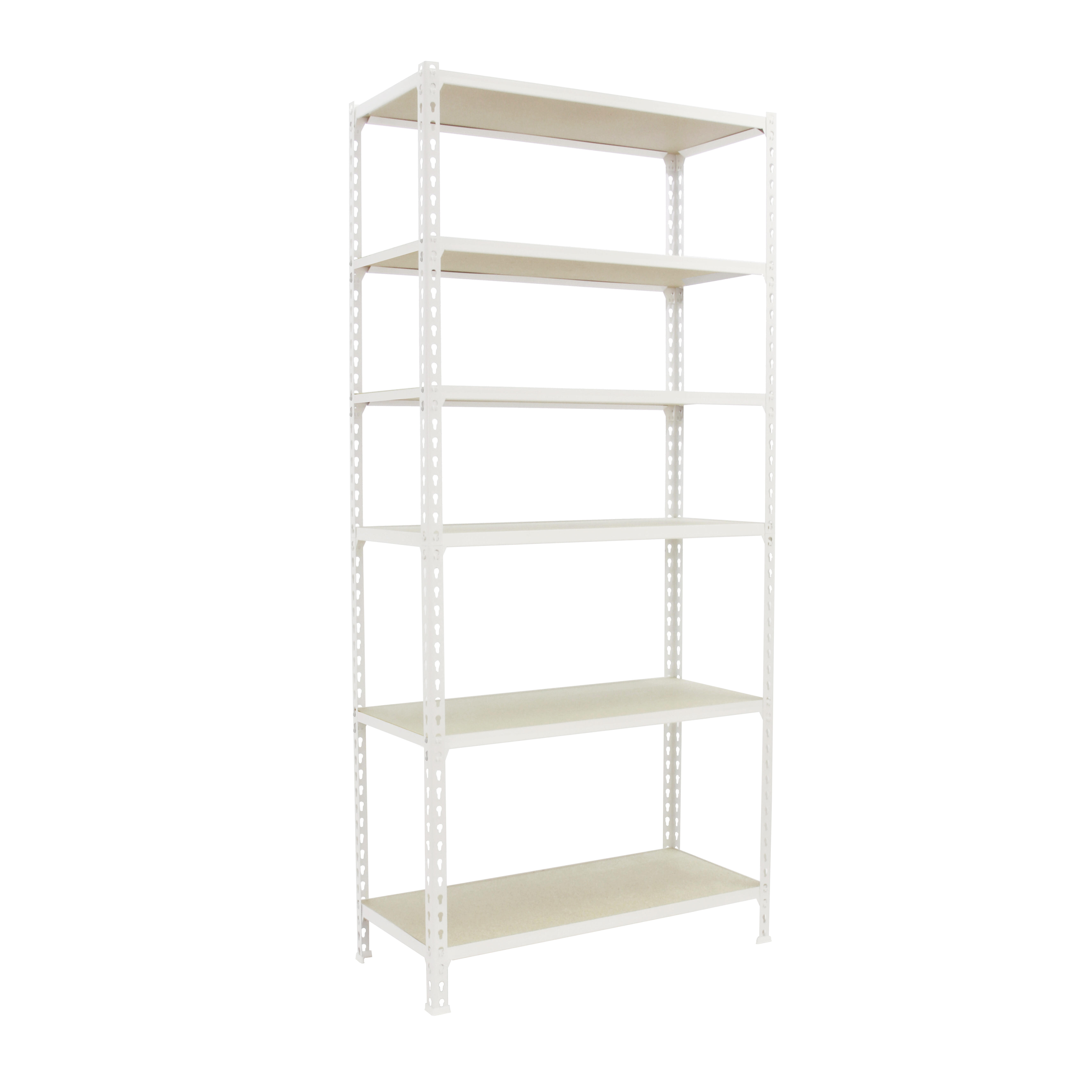 Estanteria sin tornillos maderclick blanca supplus 6/30