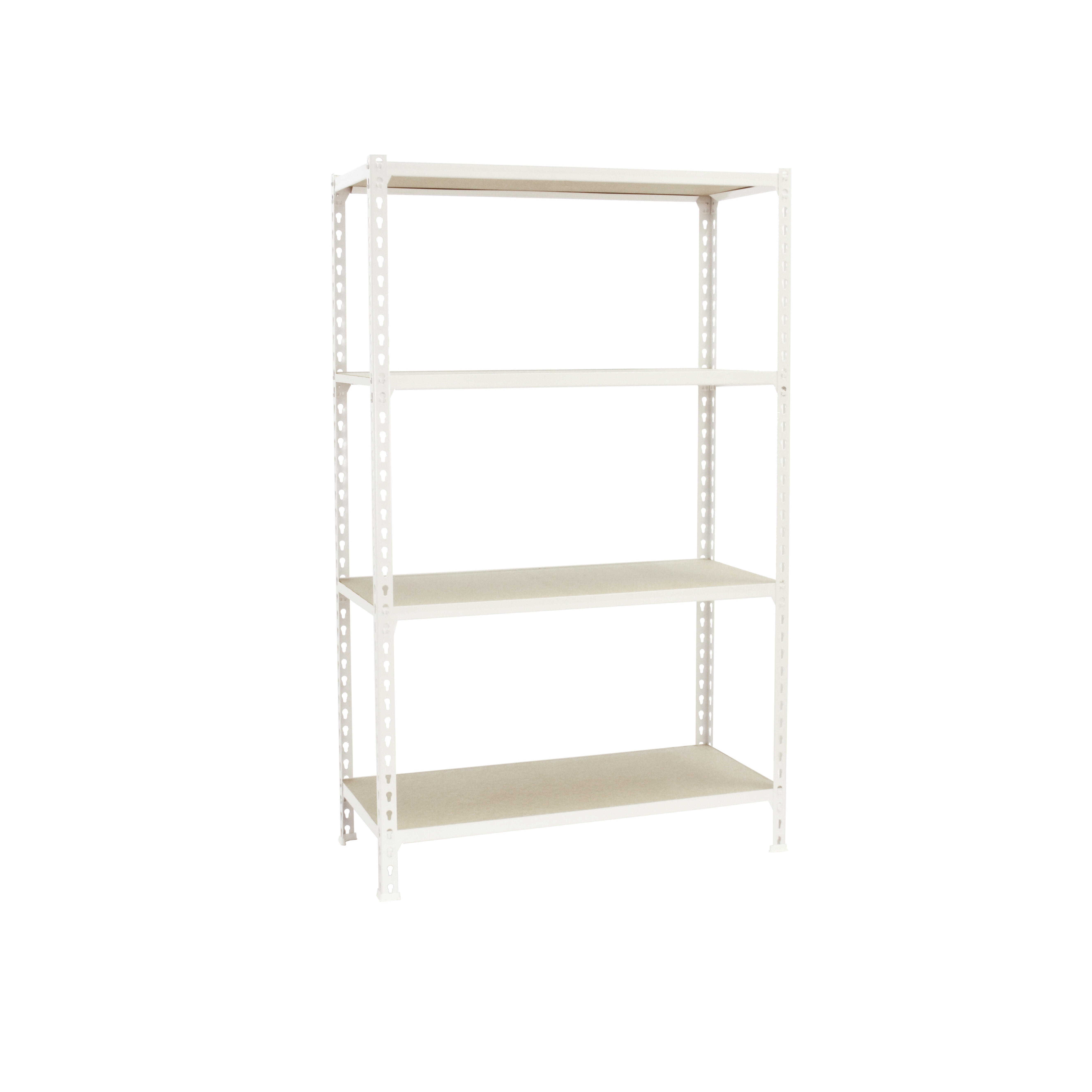Estanteria sin tornillos maderclick blanca supplus 4/50